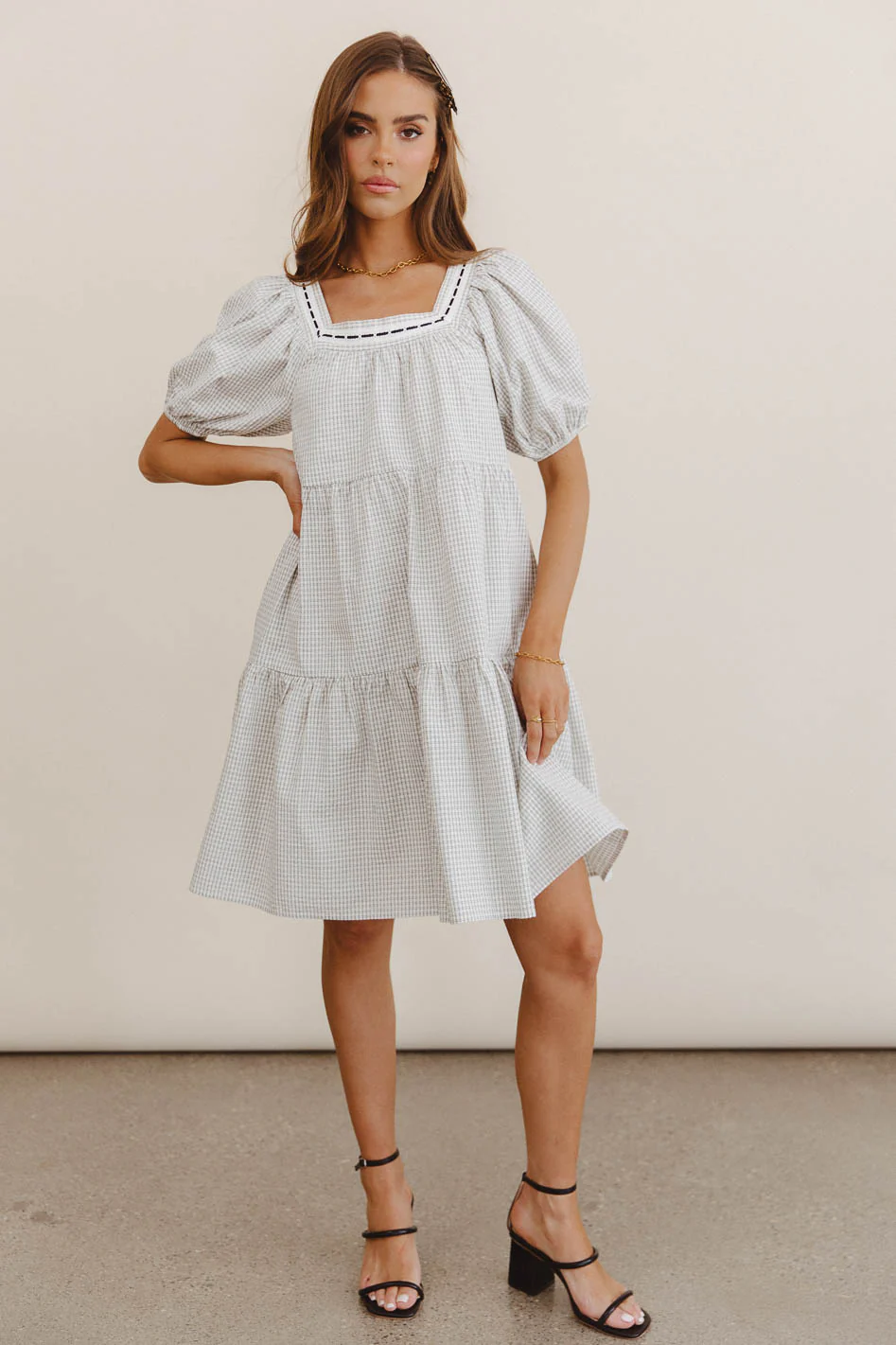 Scout Plaid Mini Dress - Image 5