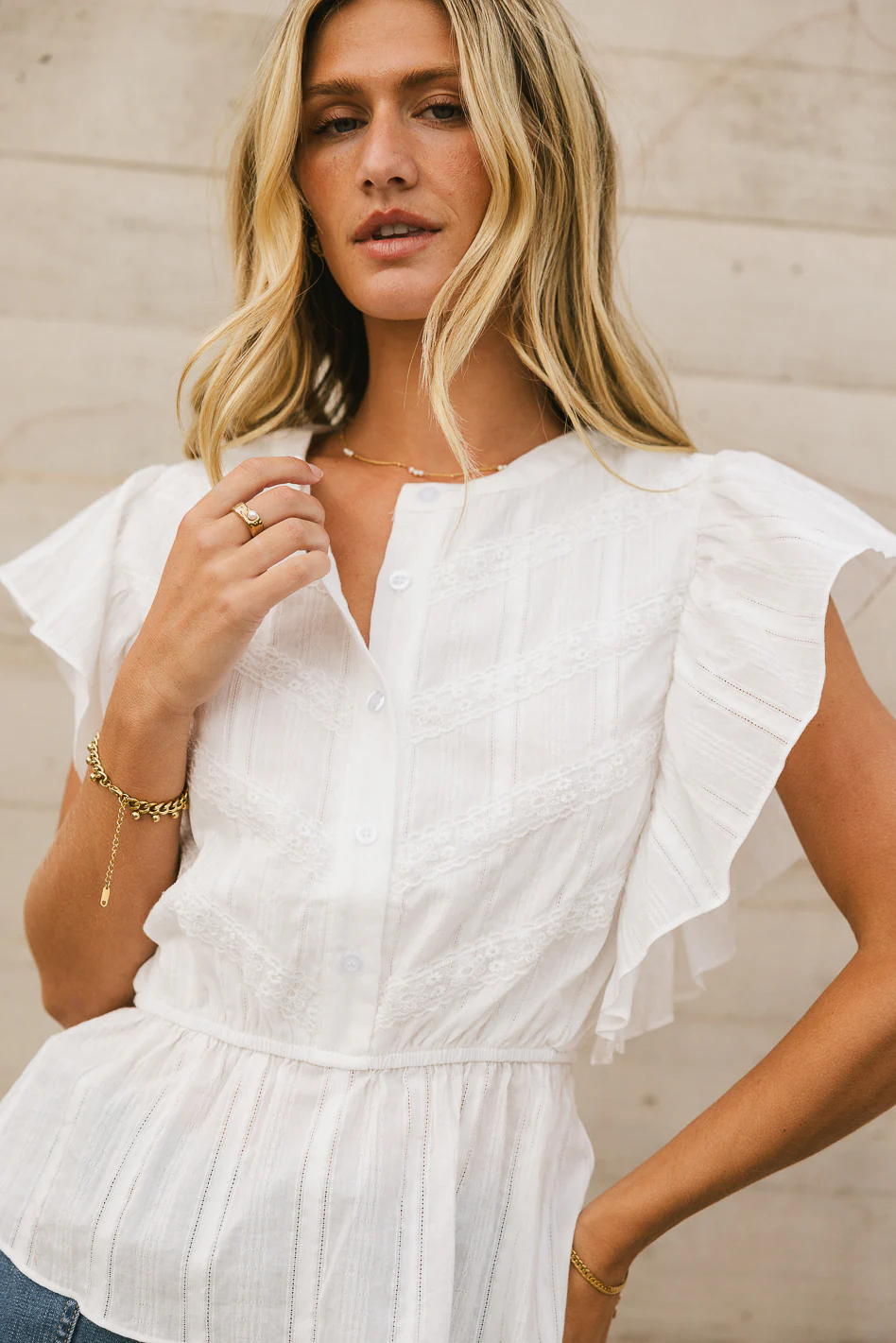 Seraphina Lace Blouse - FINAL SALE - Image 4