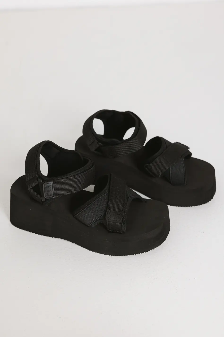 Seychelles Serenade Platform Sandals in Black - FINAL SALE - Image 3
