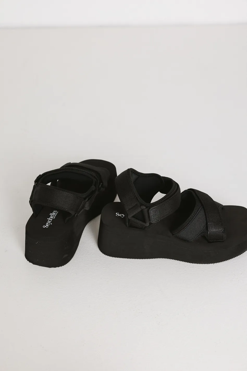 Seychelles Serenade Platform Sandals in Black - FINAL SALE - Image 4
