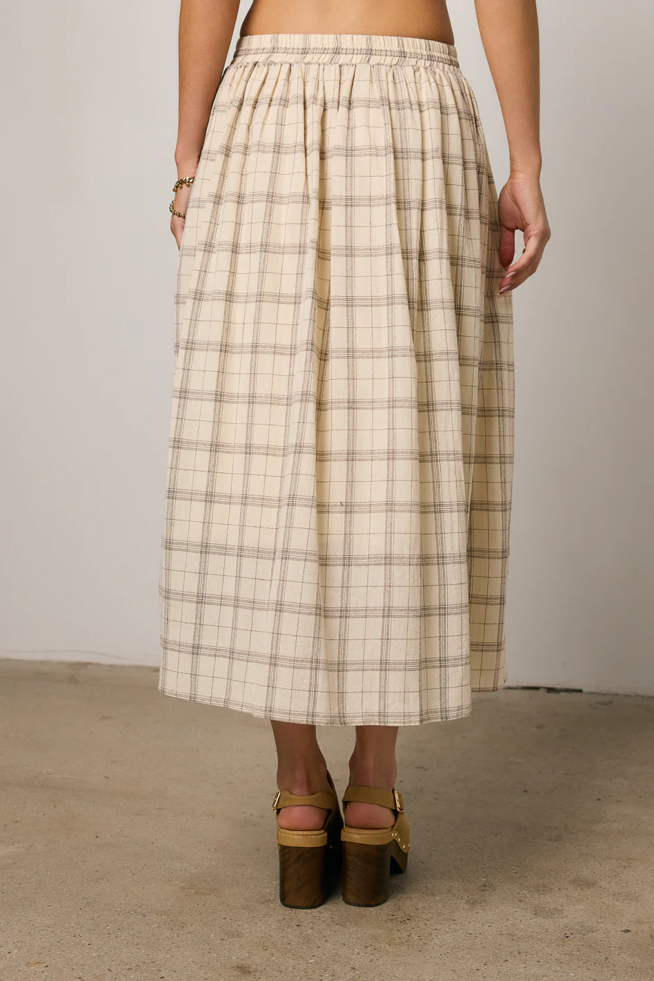 Sharon Plaid Maxi Skirt - FINAL SALE - Image 8