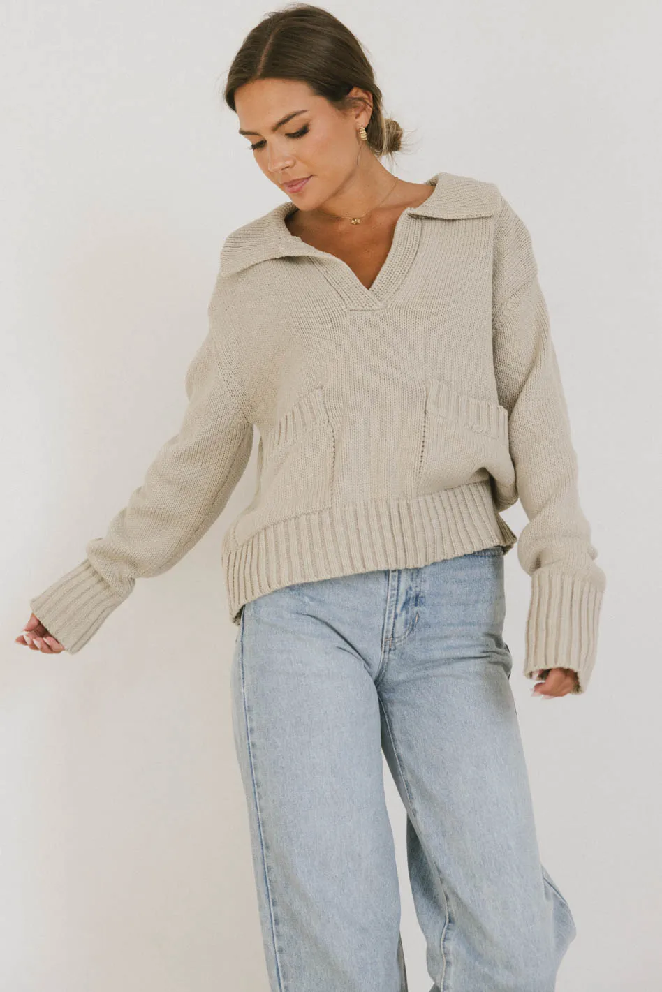 Shauna Collared Sweater - FINAL SALE