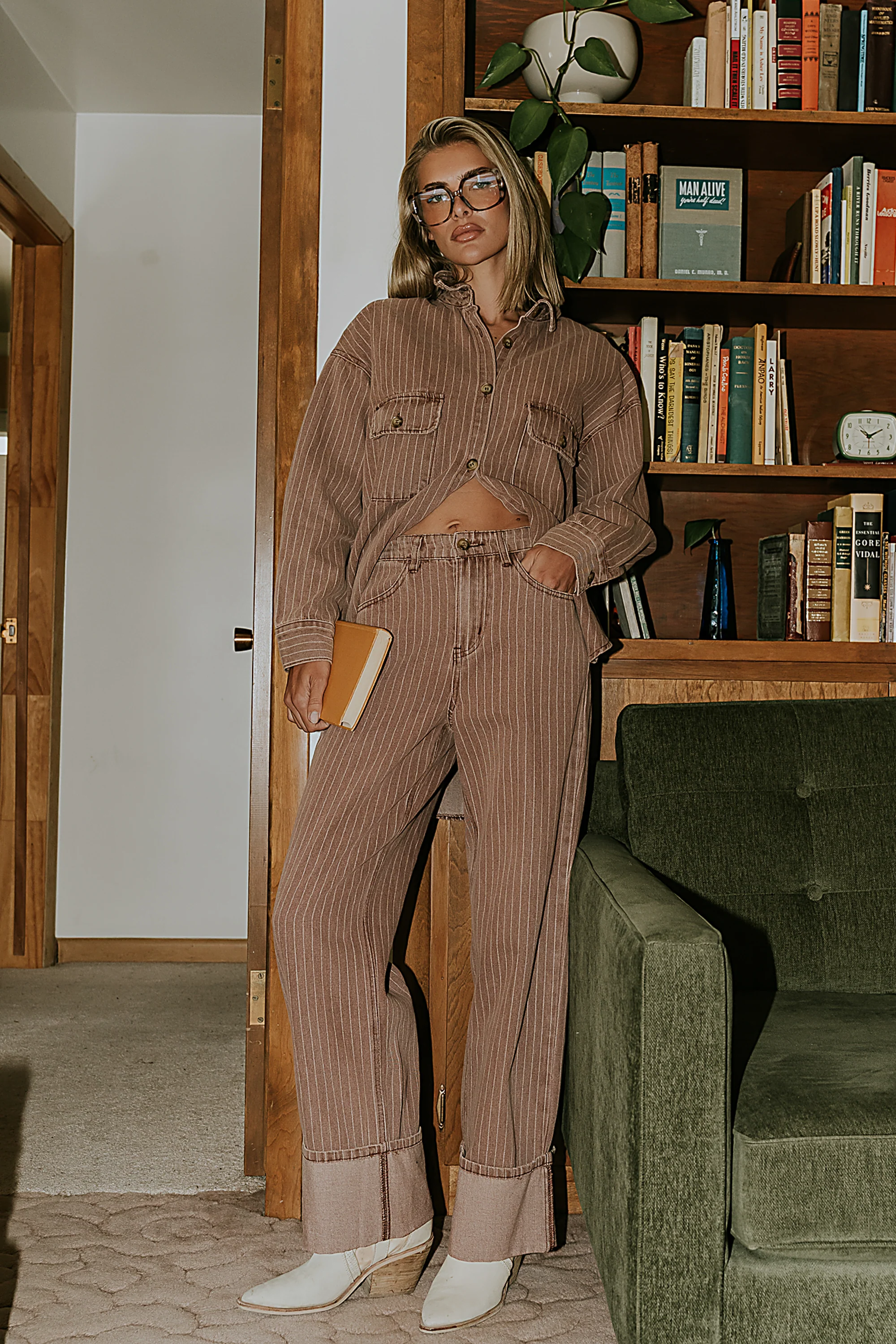 Shaylee Striped Button Up - FINAL SALE - Image 7