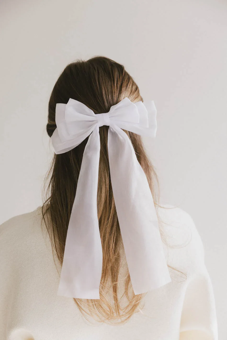 Sheer Oversized Bow - FINAL SALE