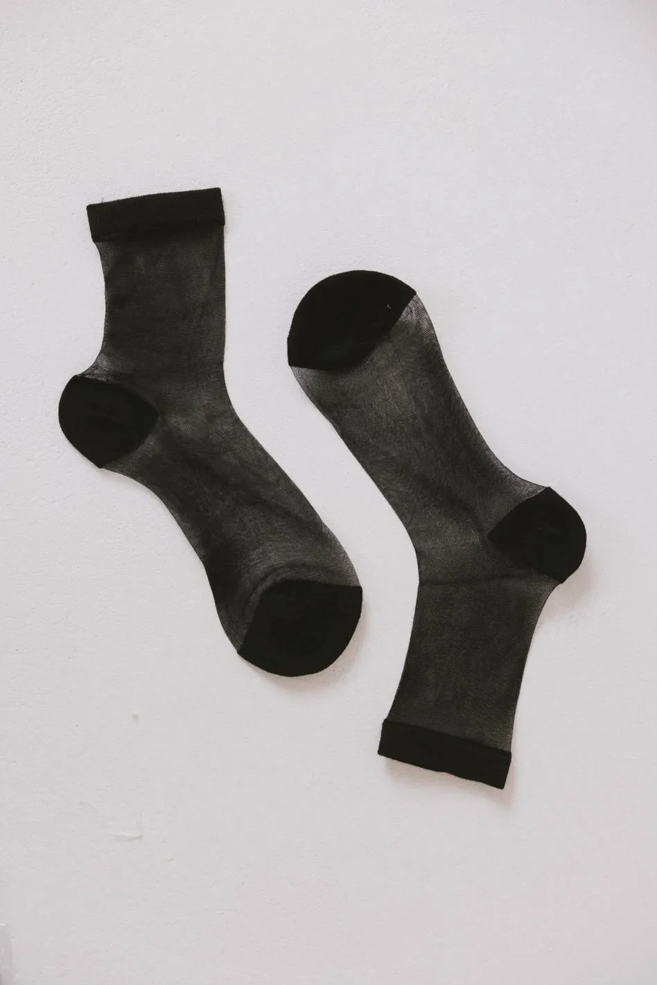 Sheer Socks in Black - FINAL SALE - Image 2