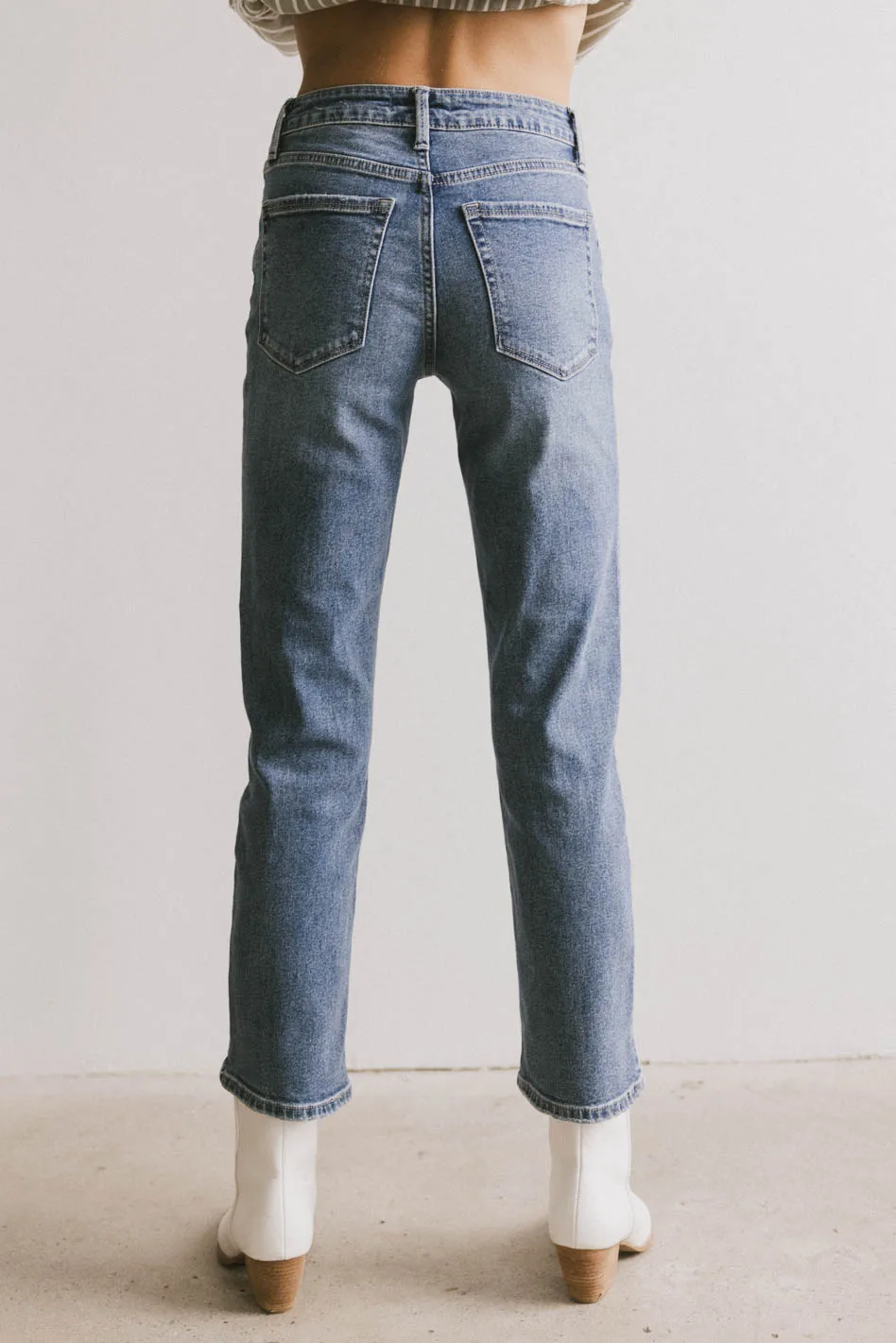 Shelby Straight Leg Jeans - FINAL SALE - Image 4