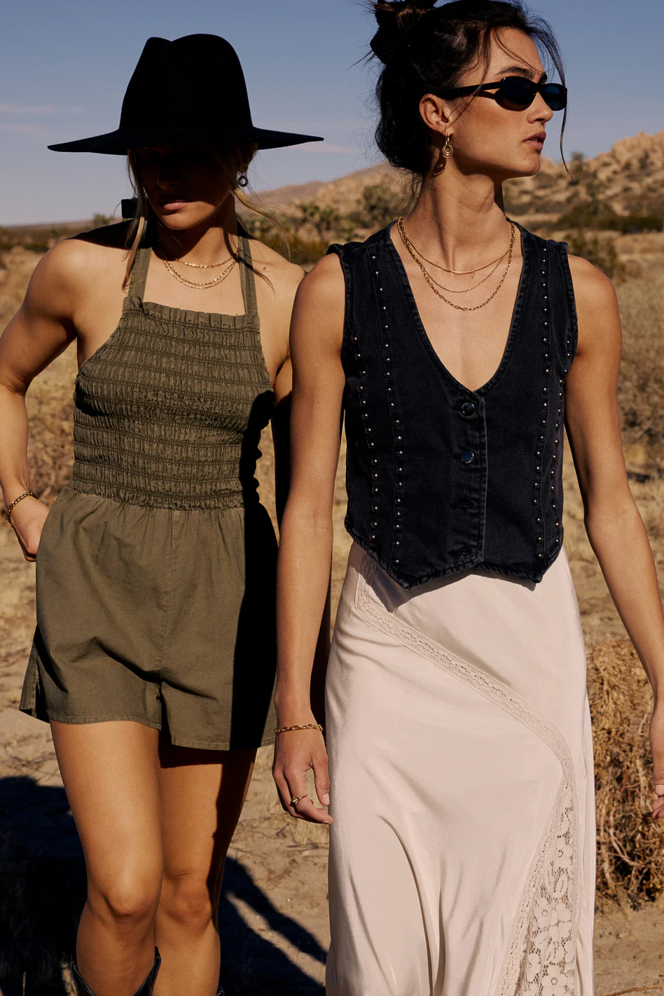 Shiloh Studded Vest in Black - FINAL SALE - Image 2