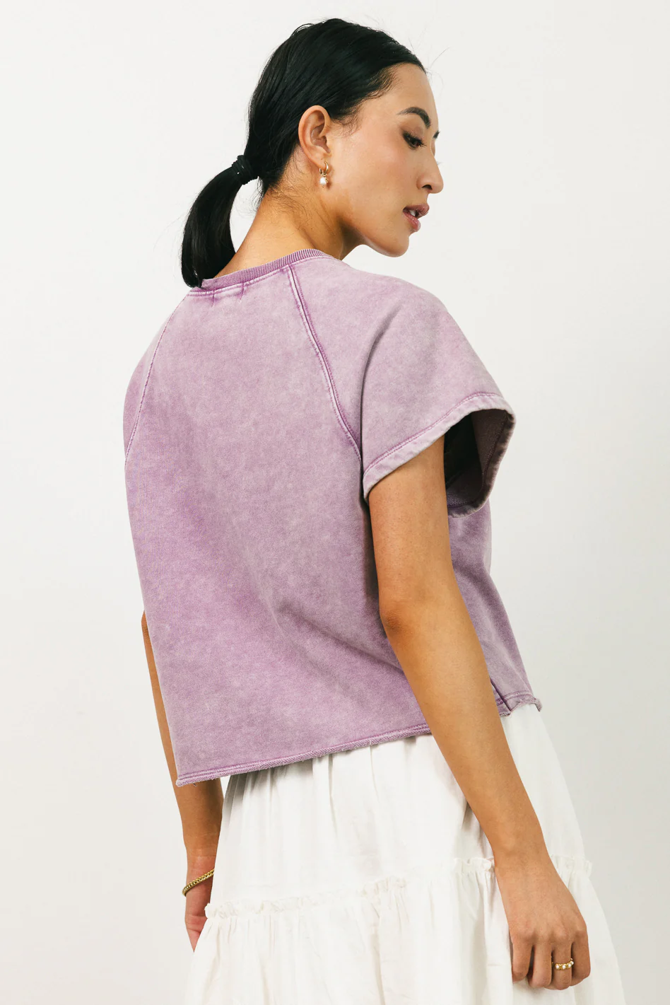Sierra Cap Sleeve Top in Mauve - FINAL SALE - Image 4