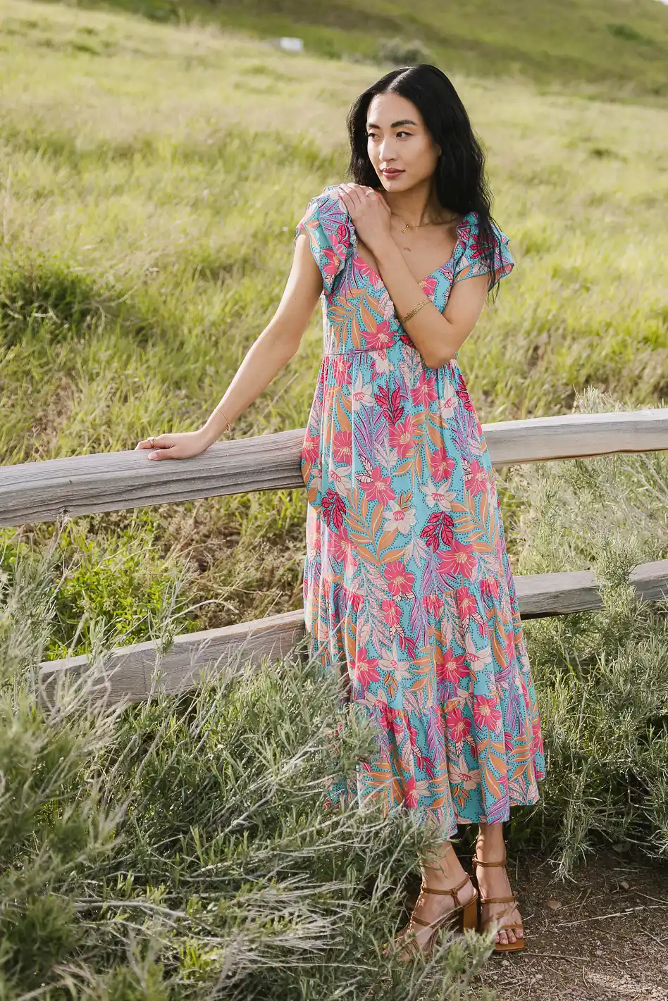Skipper Tropical Midi Dress - FINAL SALE - Image 4