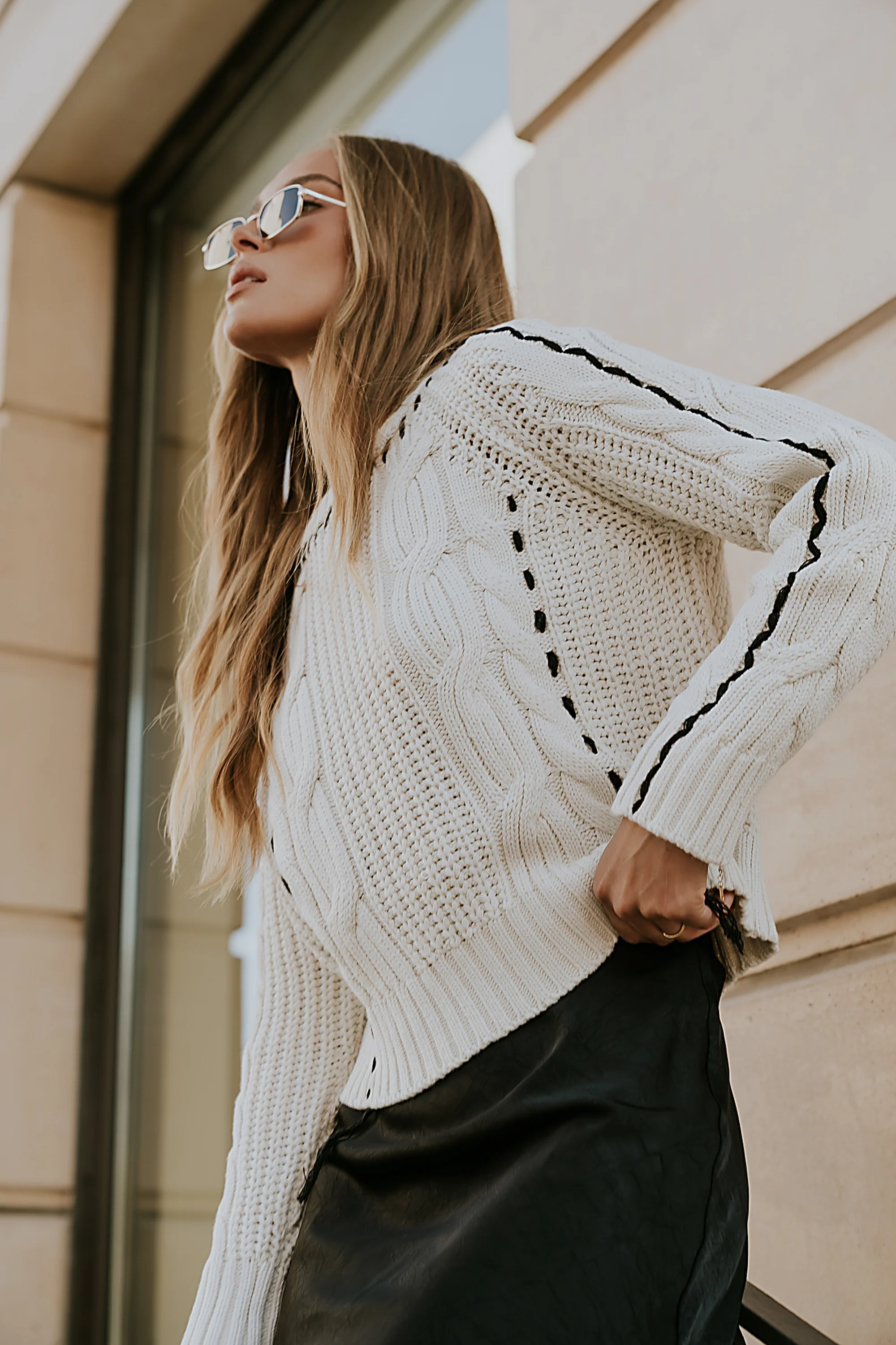 Skyla Knit Sweater - FINAL SALE - Image 2