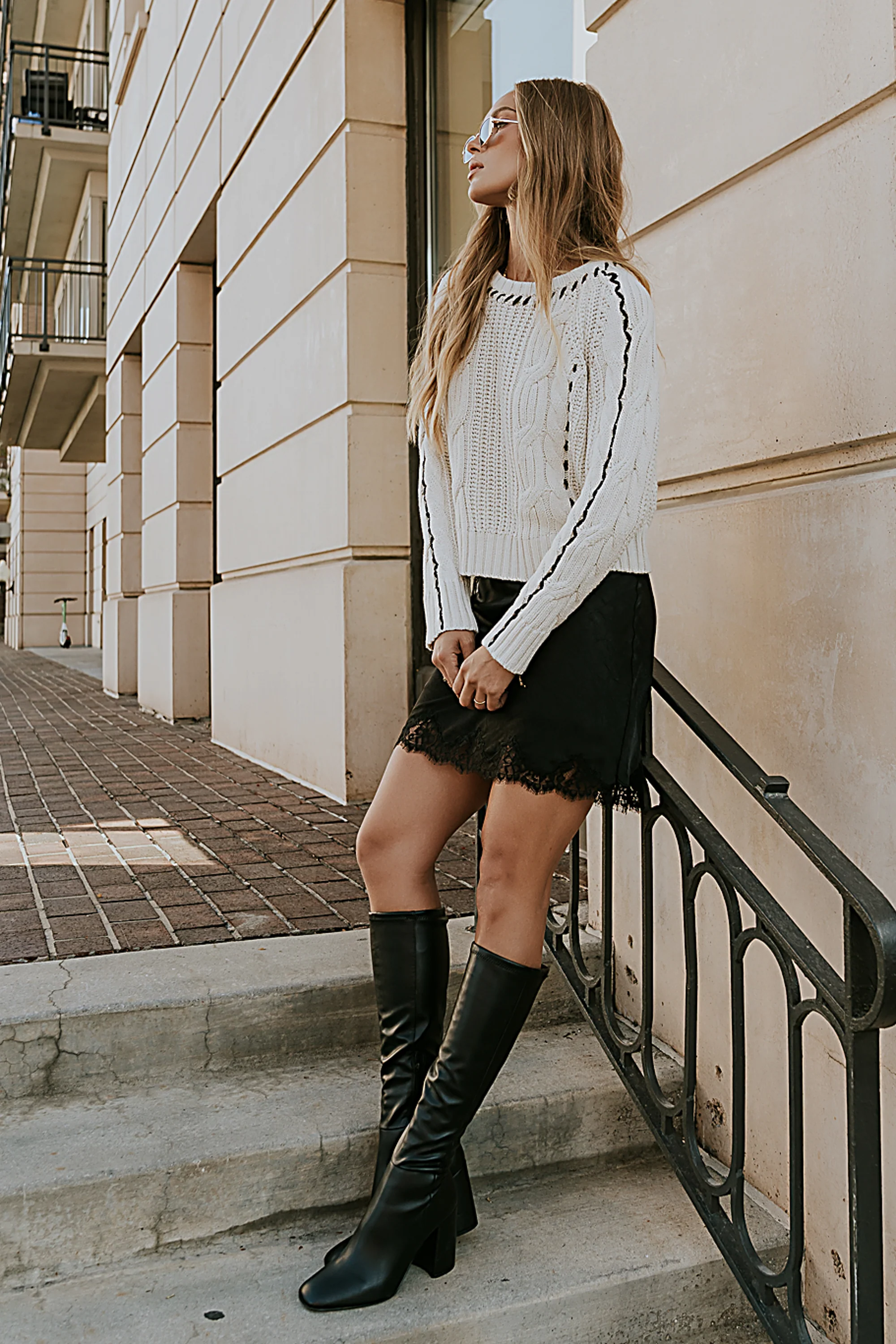 Skyla Knit Sweater - FINAL SALE - Image 4