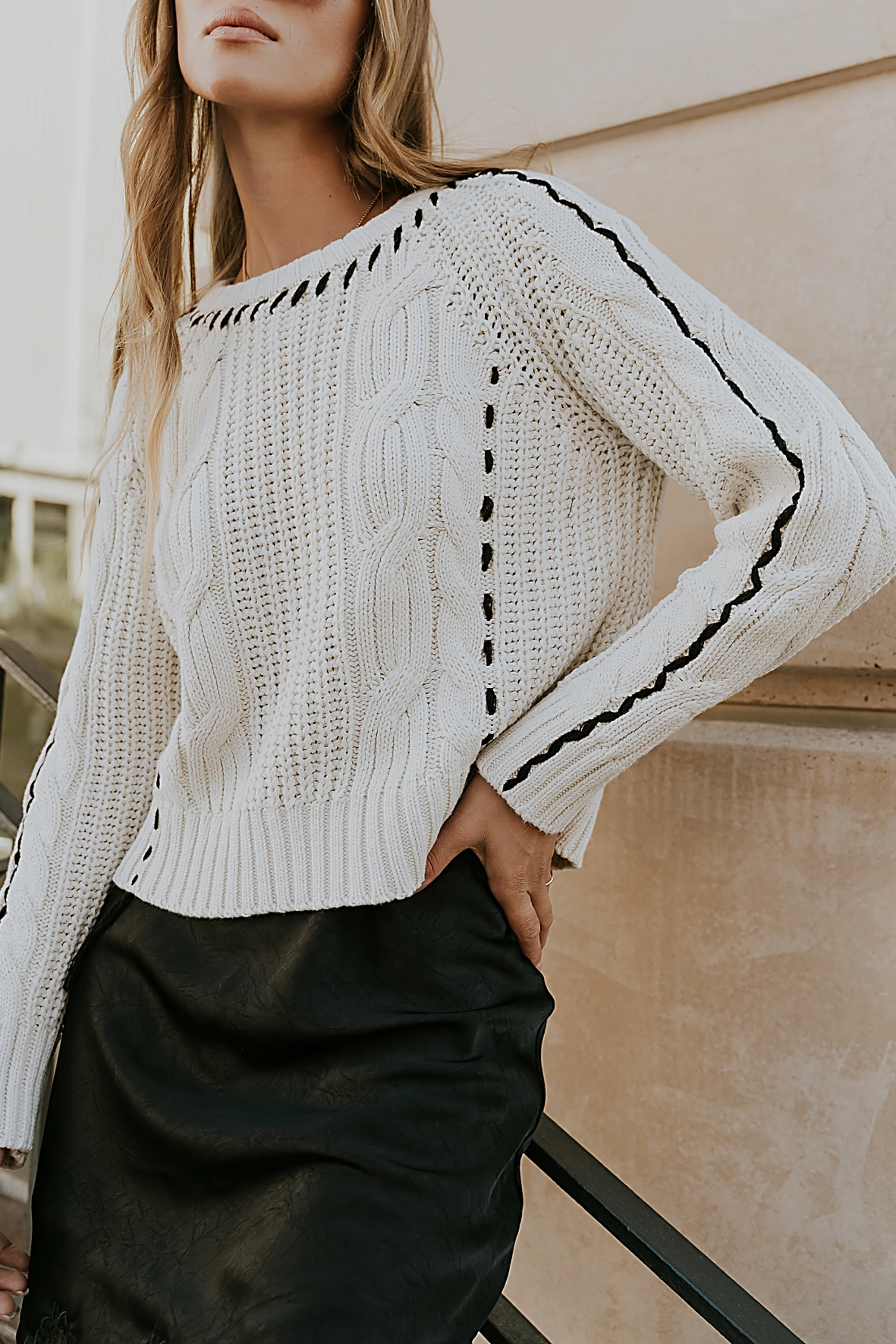 Skyla Knit Sweater - FINAL SALE - Image 6