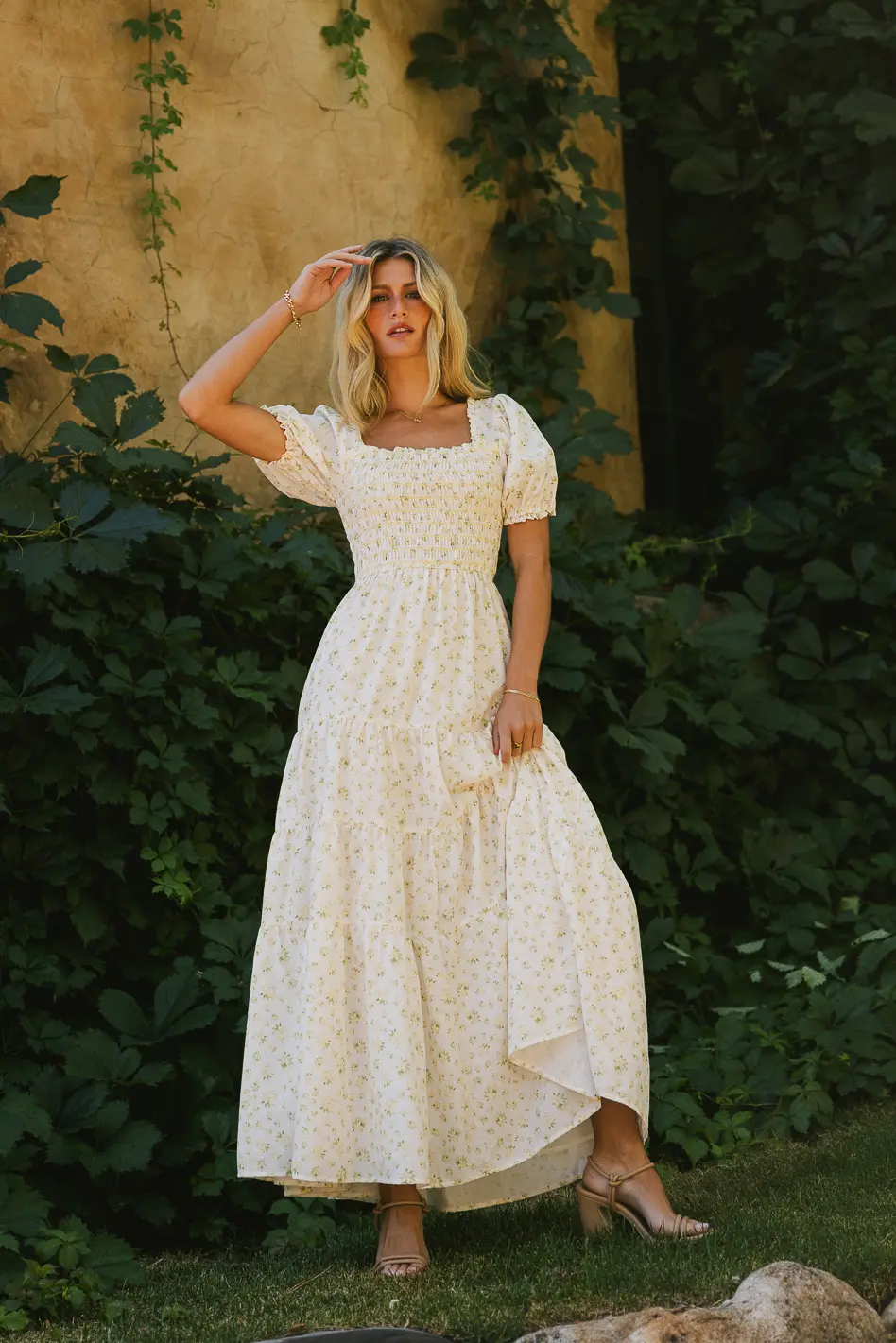 Sloane Smocked Maxi Dress - FINAL SALE - Image 3