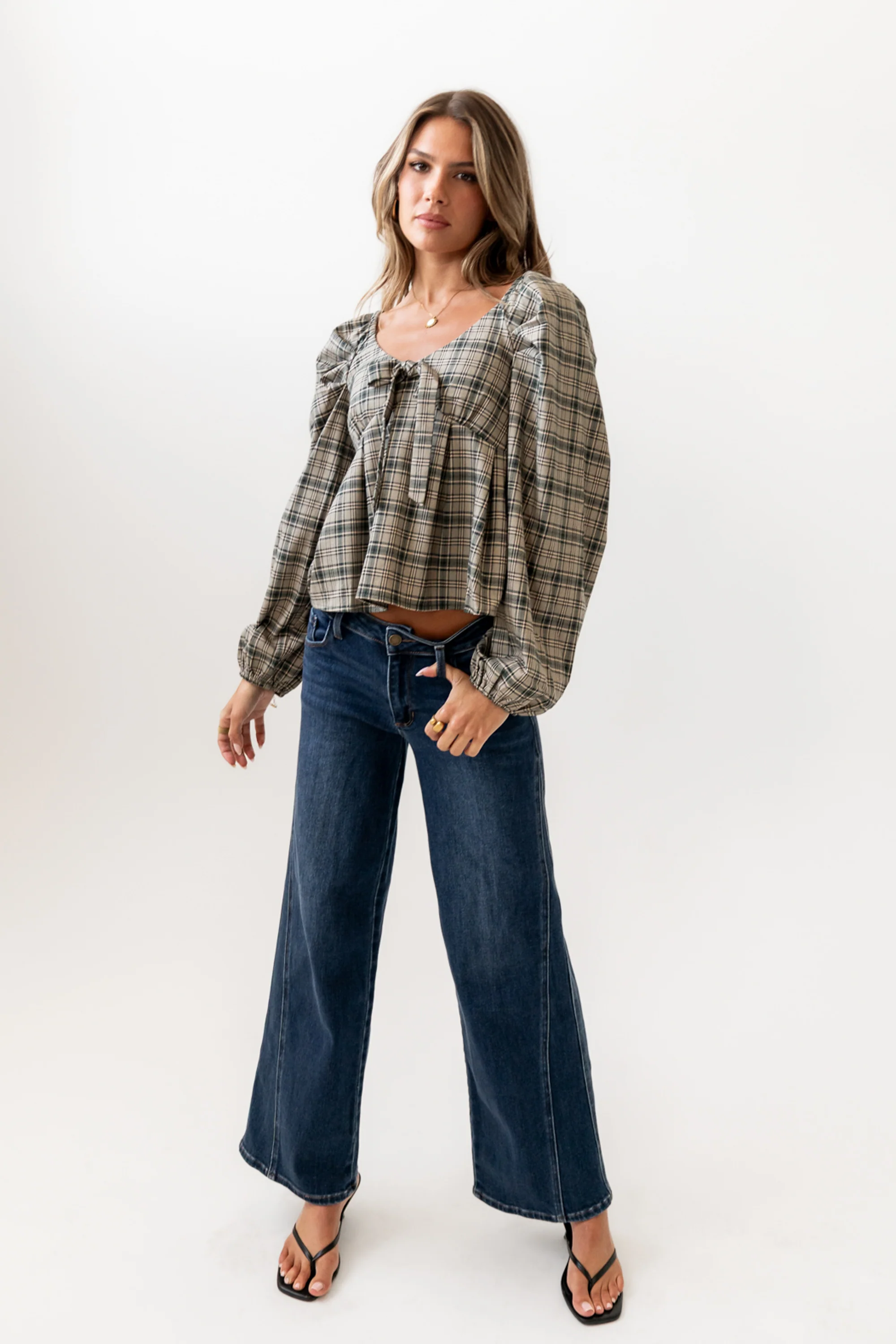 Smith Plaid Blouse - FINAL SALE - Image 2