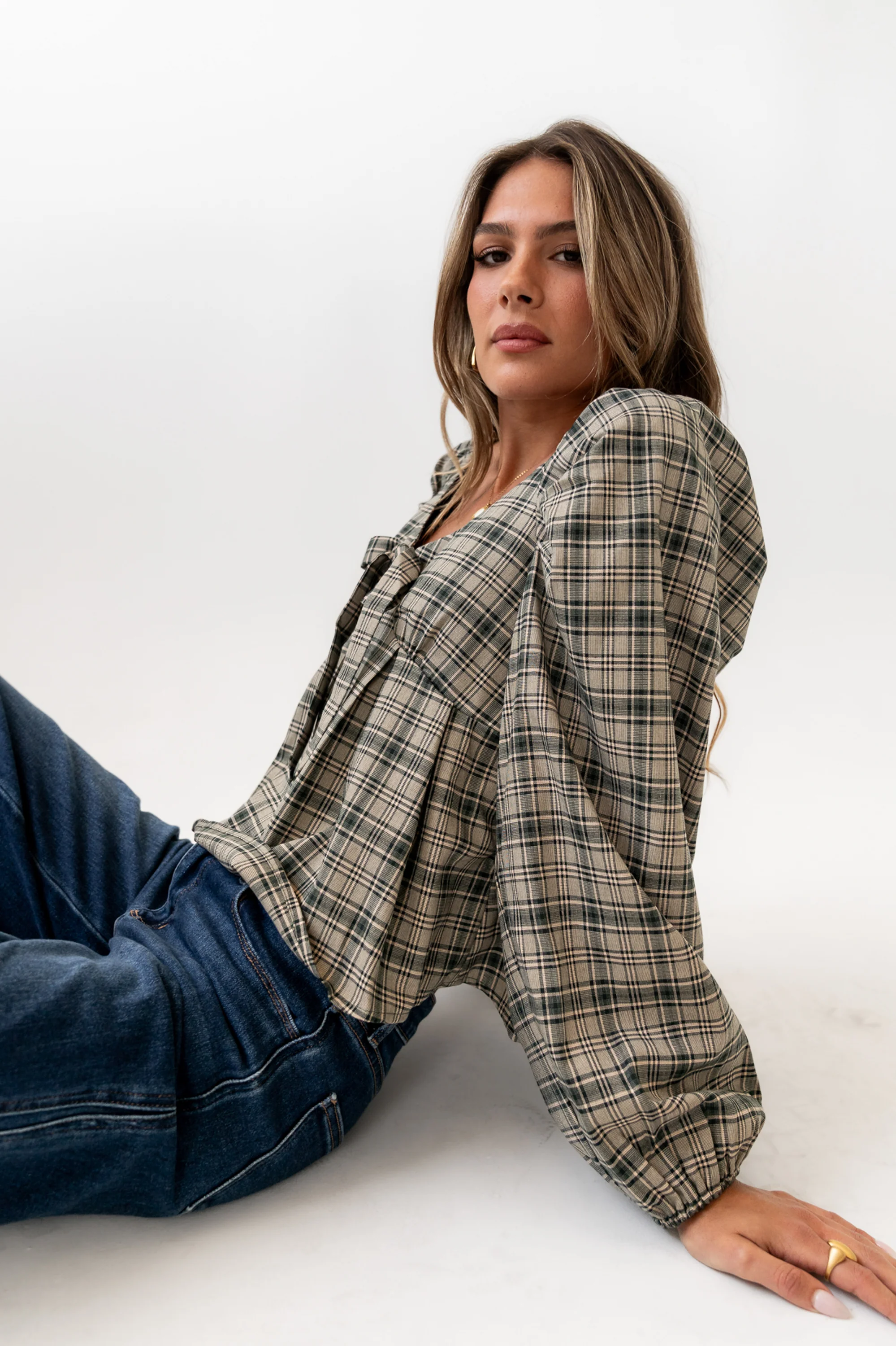 Smith Plaid Blouse - FINAL SALE - Image 4