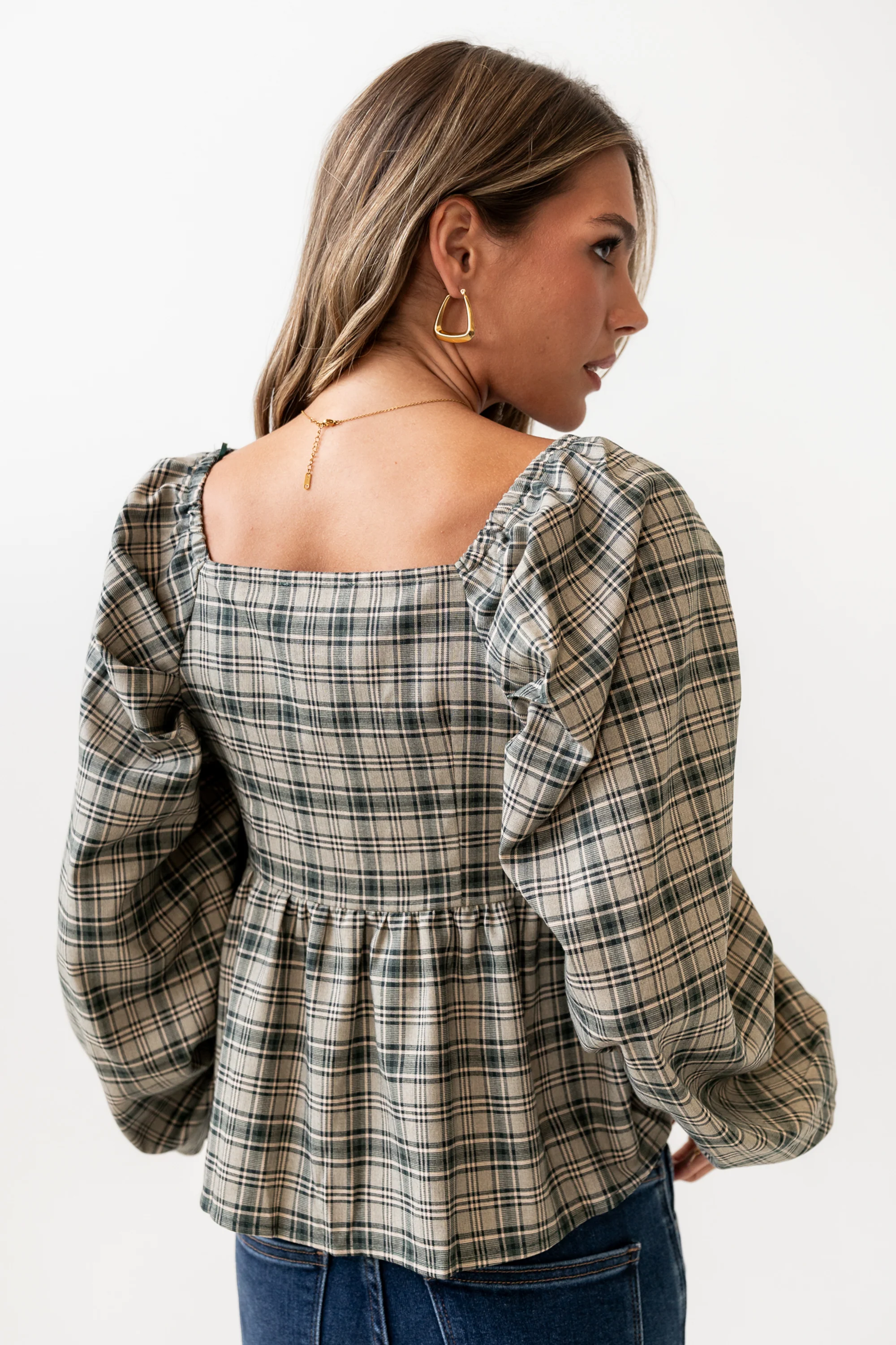 Smith Plaid Blouse - FINAL SALE - Image 5