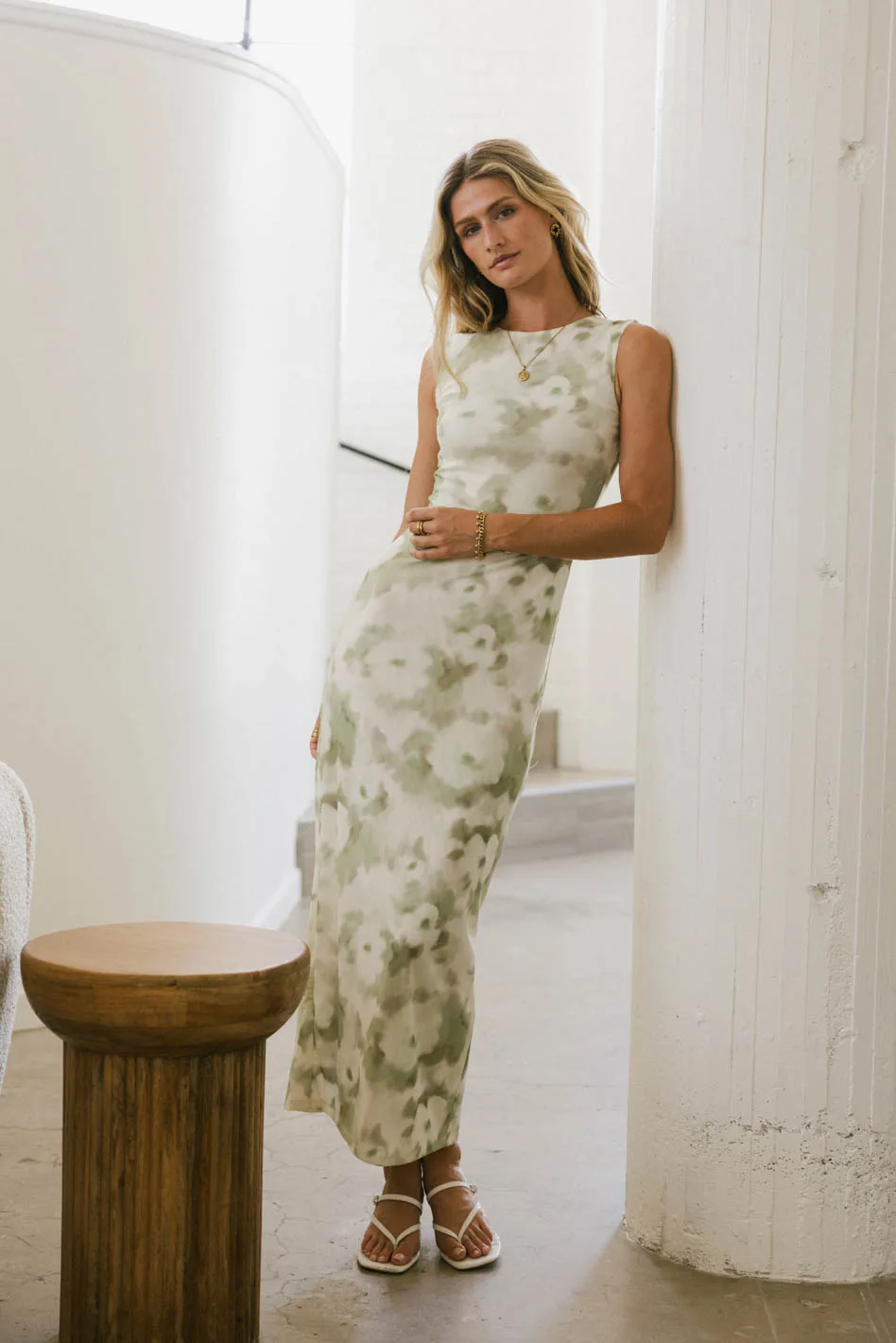 Soledad Fitted Maxi Dress - Image 3