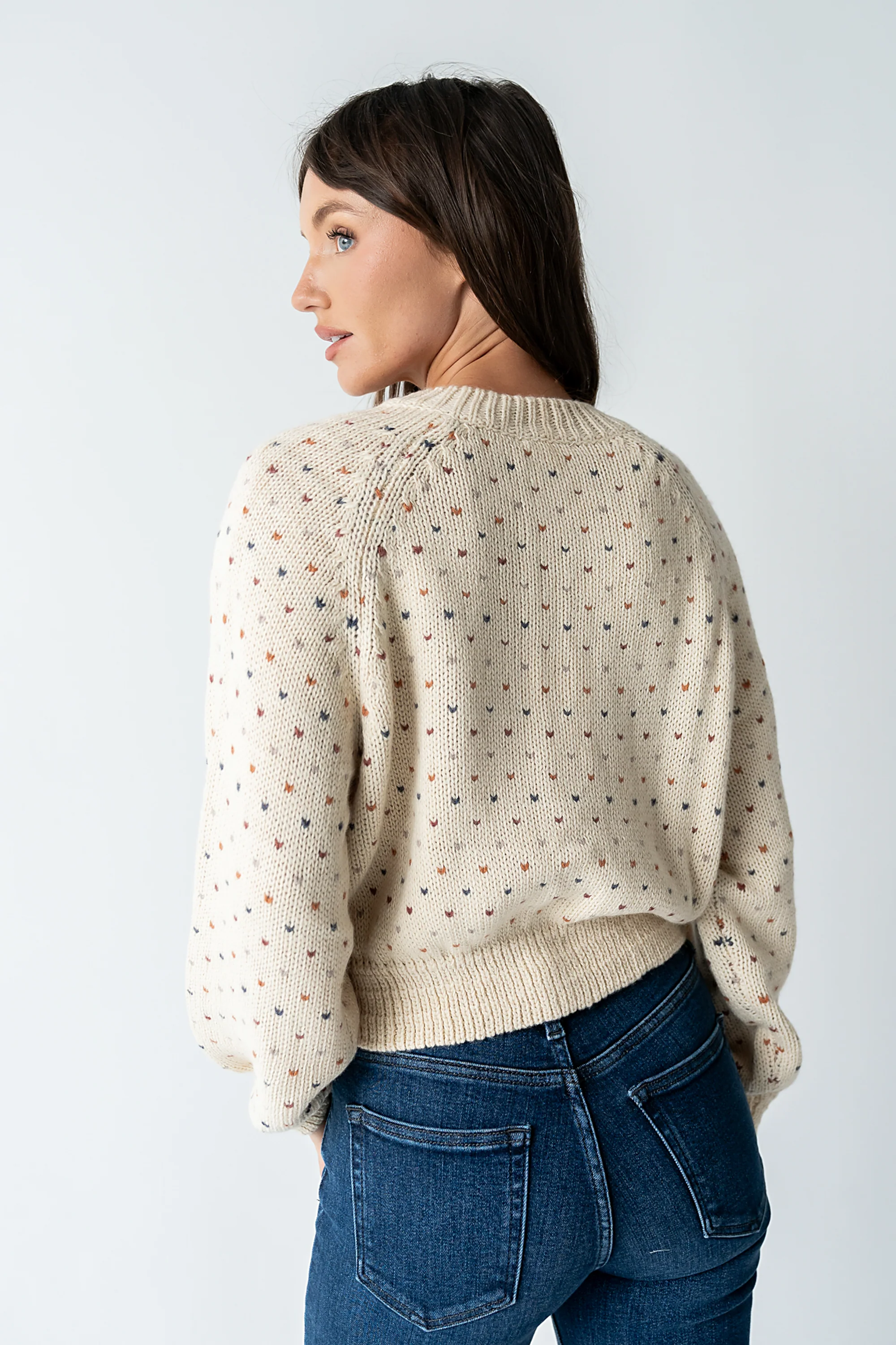 Sophie Knit Cardigan in Beige - FINAL SALE - Image 7