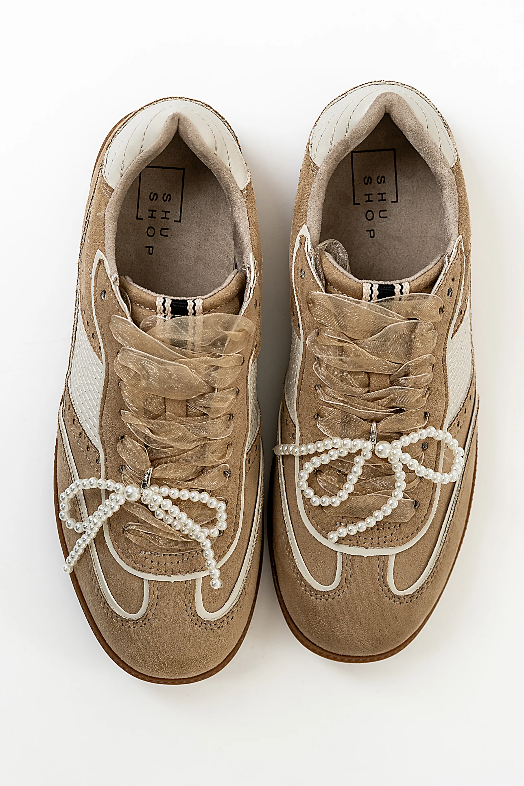Sophie Sneaker in Taupe - FINAL SALE - Image 2