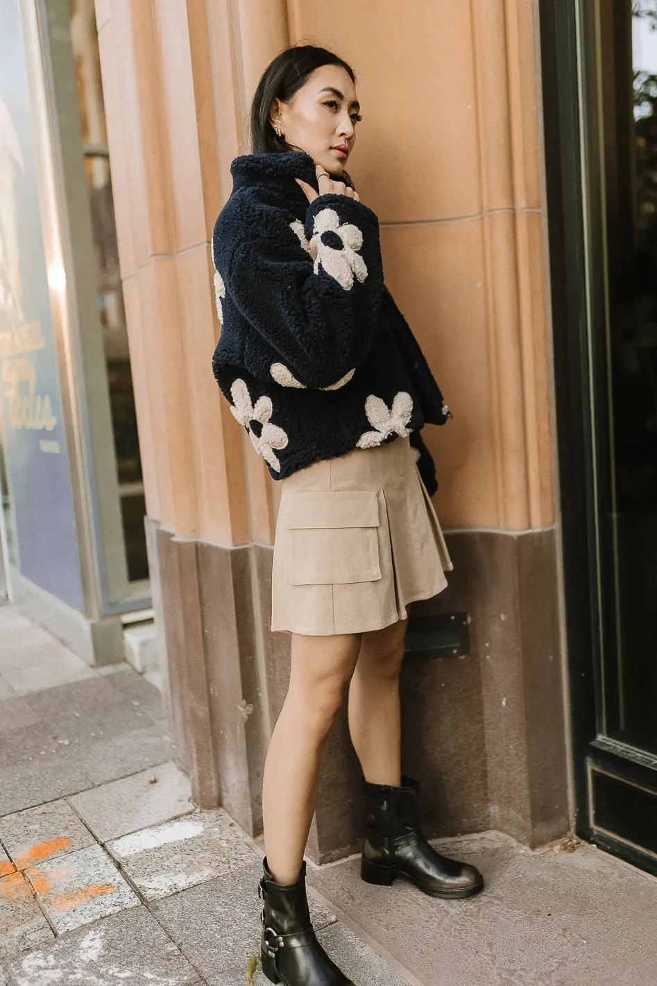 Sora Utility Skirt in Khaki - FINAL SALE - Image 3
