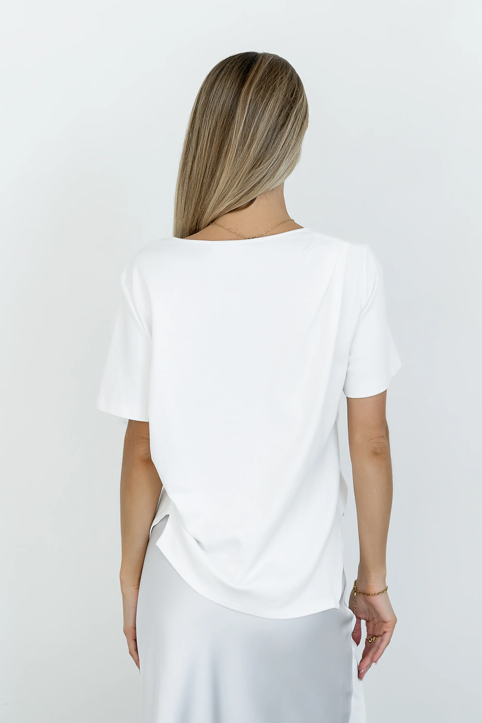 Stan Ruched Top in White - FINAL SALE - Image 6