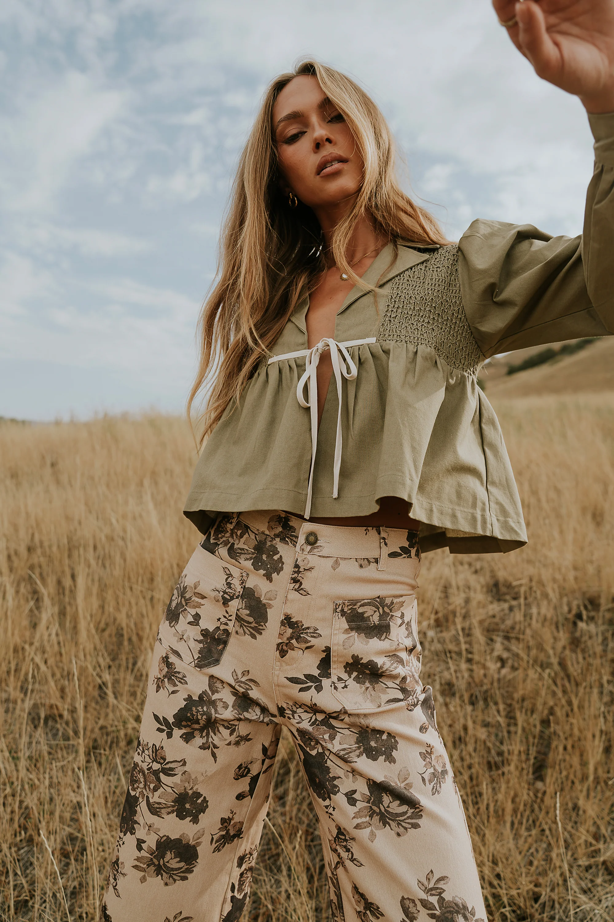 Steph Smocked Blouse - Image 6