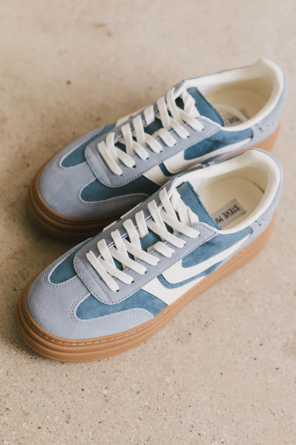 Steve Madden Dodge Platform Sneakers in Blue - Image 2