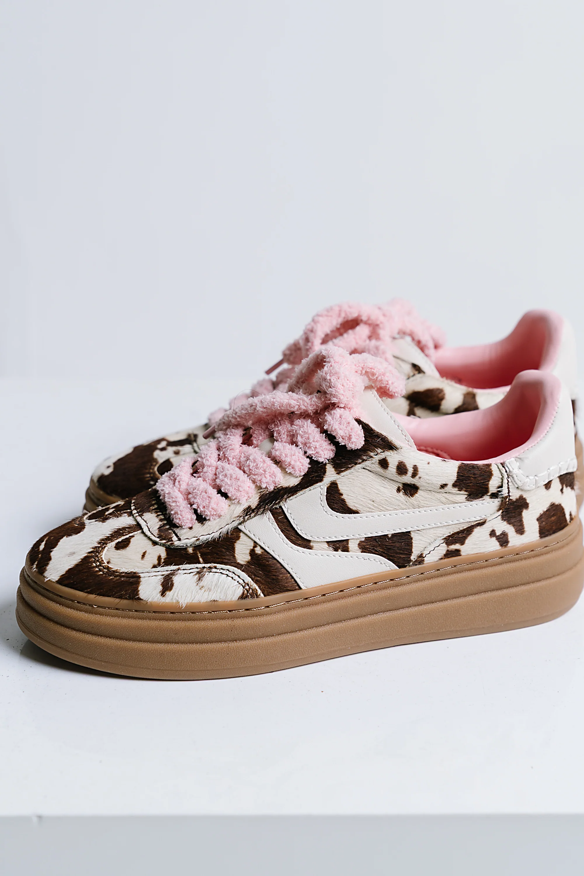 Steve Madden Dodge Sneaker in Cow Print - FINAL SALE - Image 2
