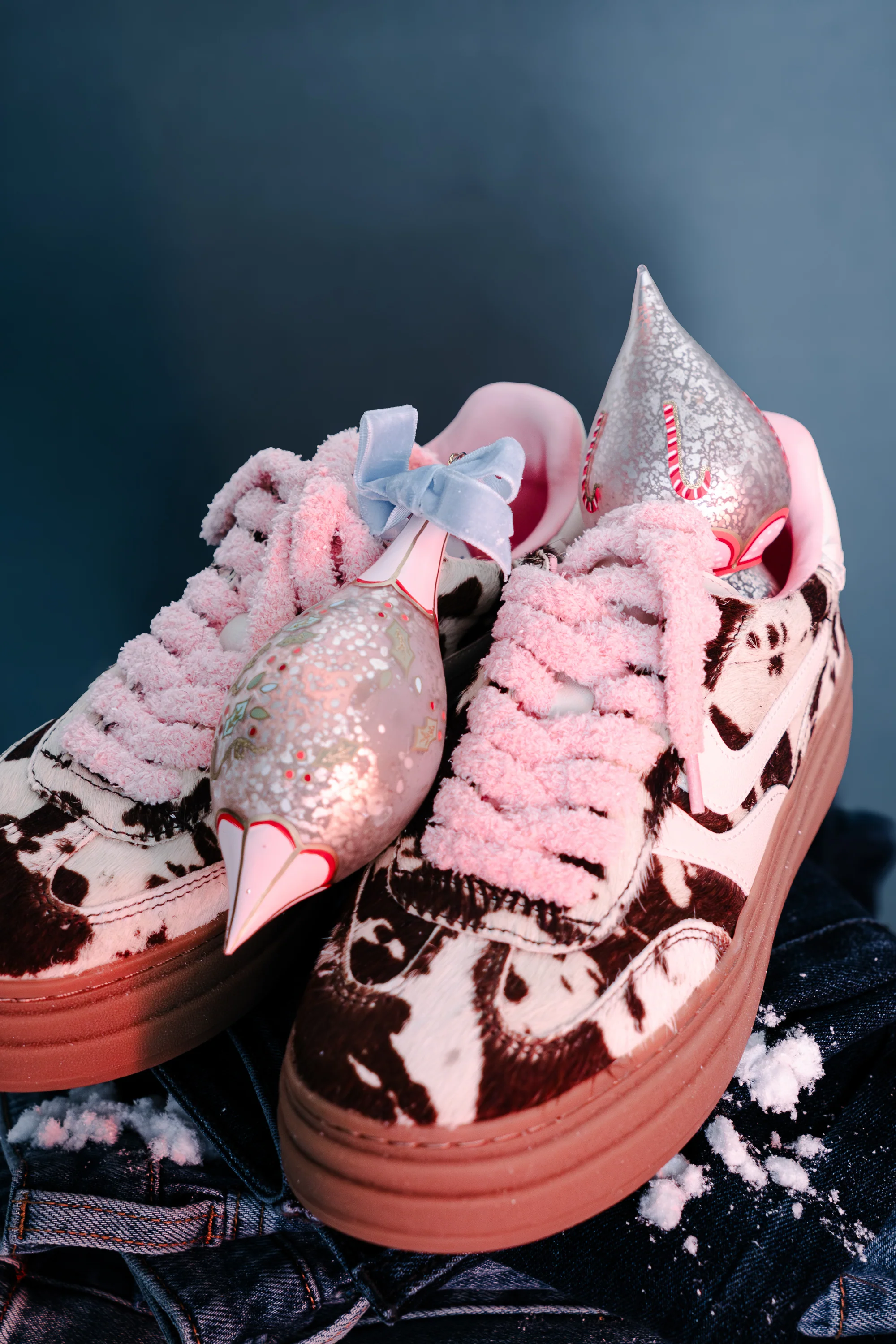 Steve Madden Dodge Sneaker in Cow Print - FINAL SALE - Image 6