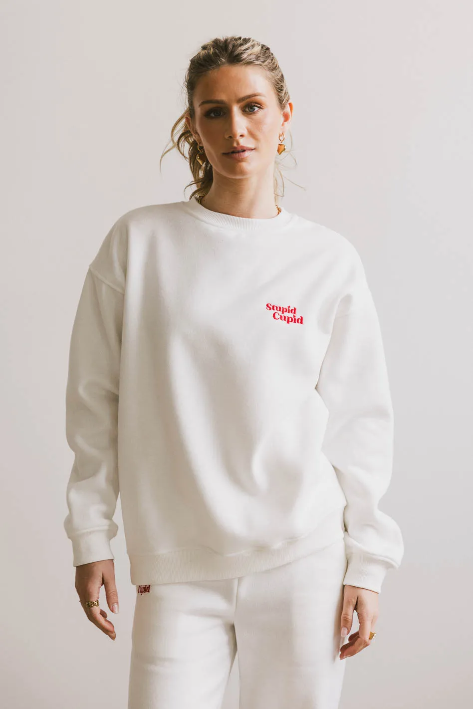 Stupid Cupid Crew Neck Sweater - FINAL SALE - Image 5
