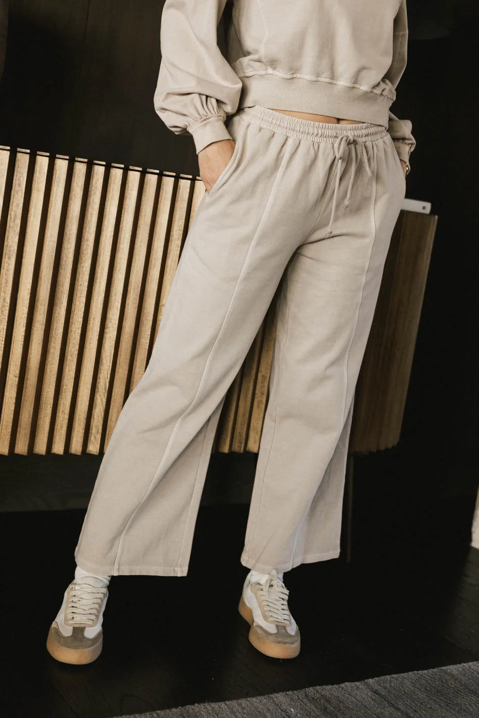 Sutton Sweatpants in Bone - FINAL SALE - Image 2