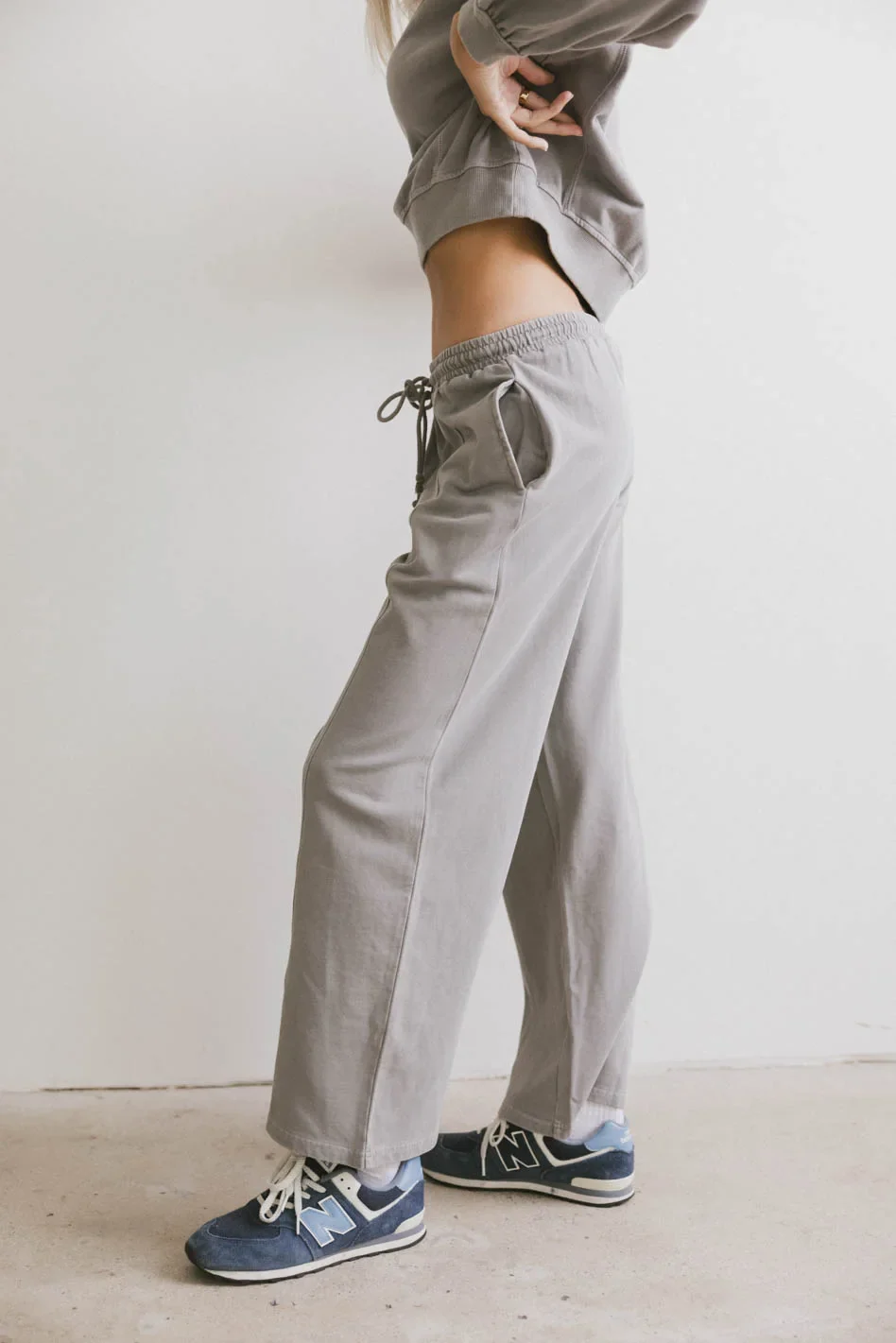 Sutton Sweatpants in Grey - FINAL SALE - Image 6