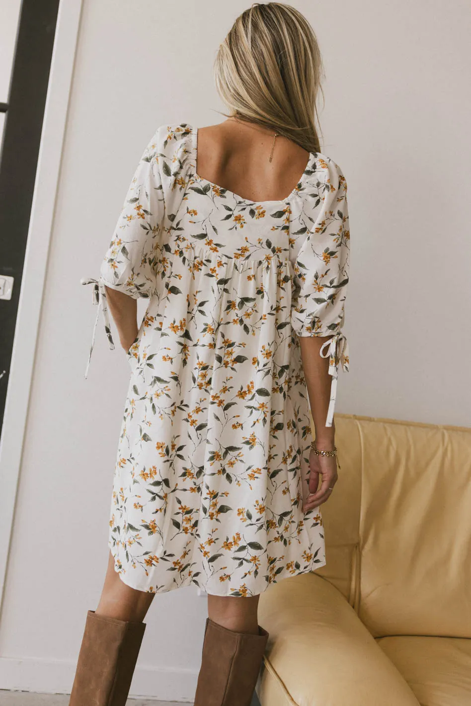 Suzanette Floral Mini Dress - FINAL SALE - Image 5