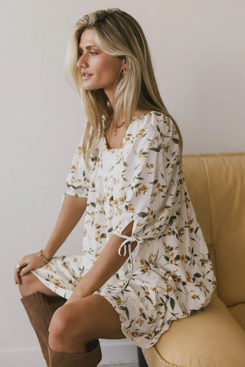 Suzanette Floral Mini Dress - FINAL SALE - Image 6