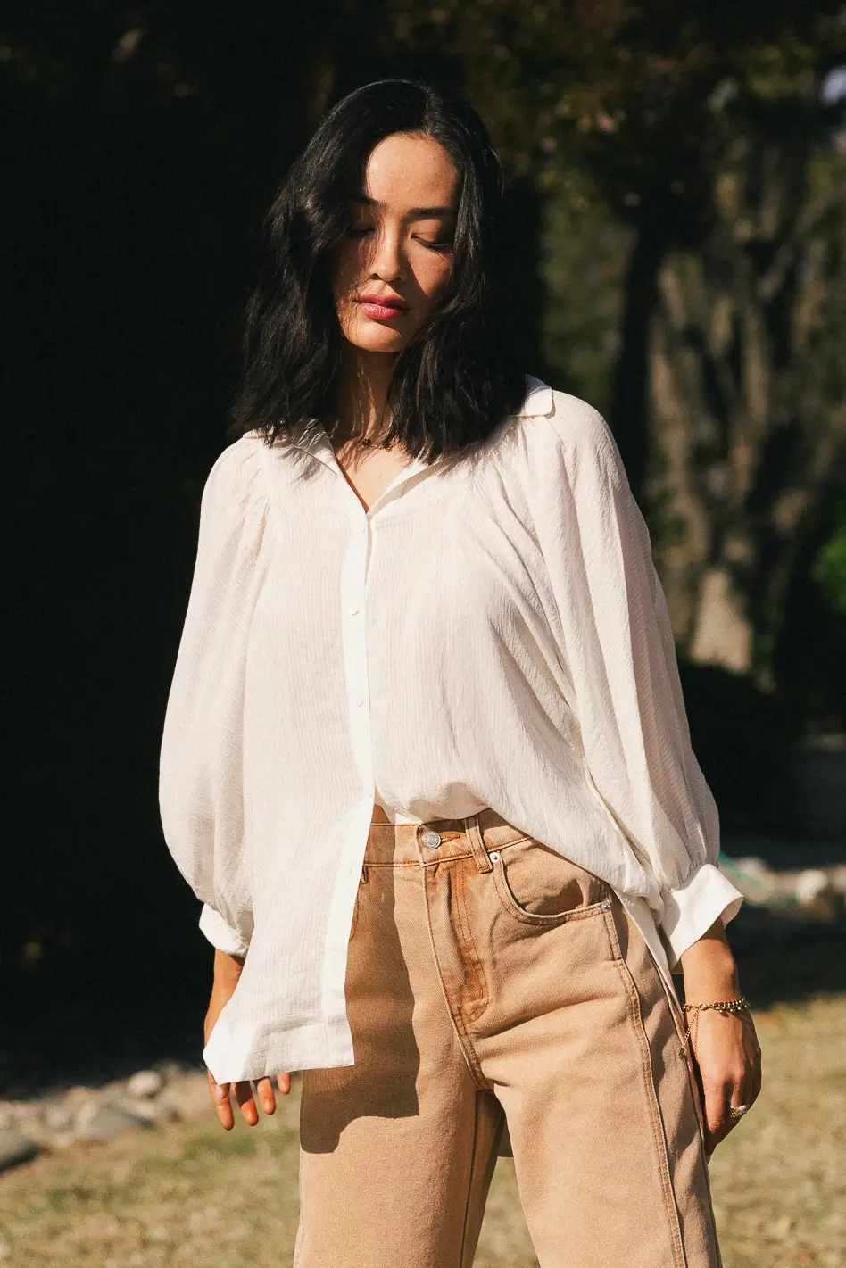 Swift See-Through Blouse - FINAL SALE - Image 3