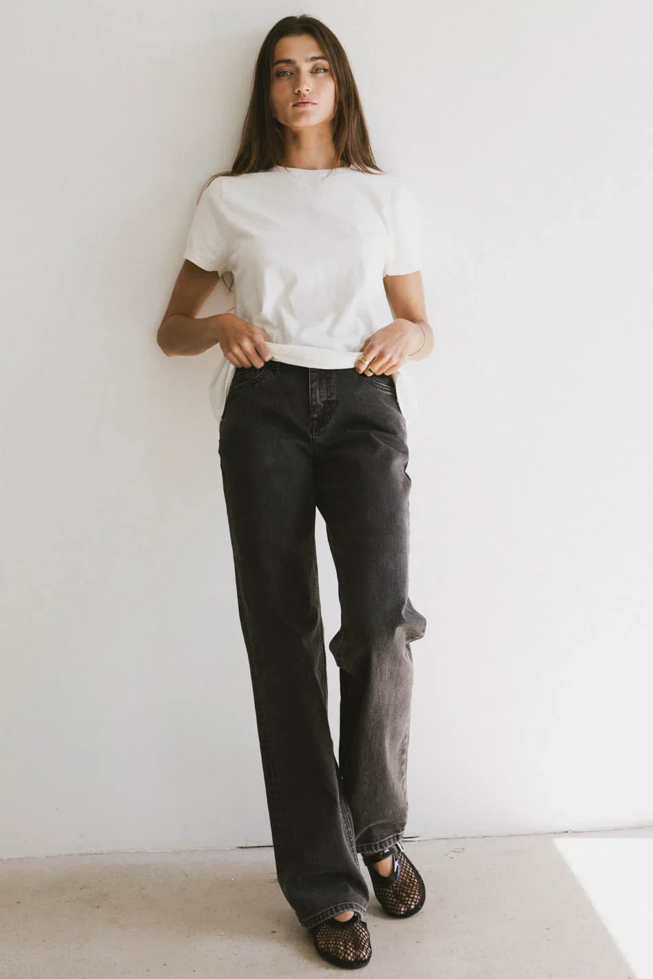 Weekend Vibe Tee in Ivory - FINAL SALE - Image 3