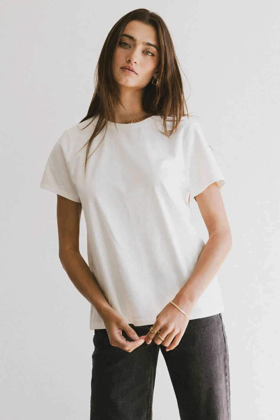 Weekend Vibe Tee in Ivory - FINAL SALE - Image 4