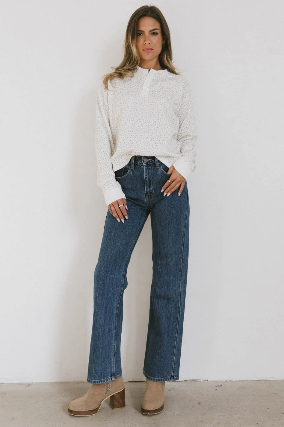 Talithia Floral Knit Top - FINAL SALE - Image 3