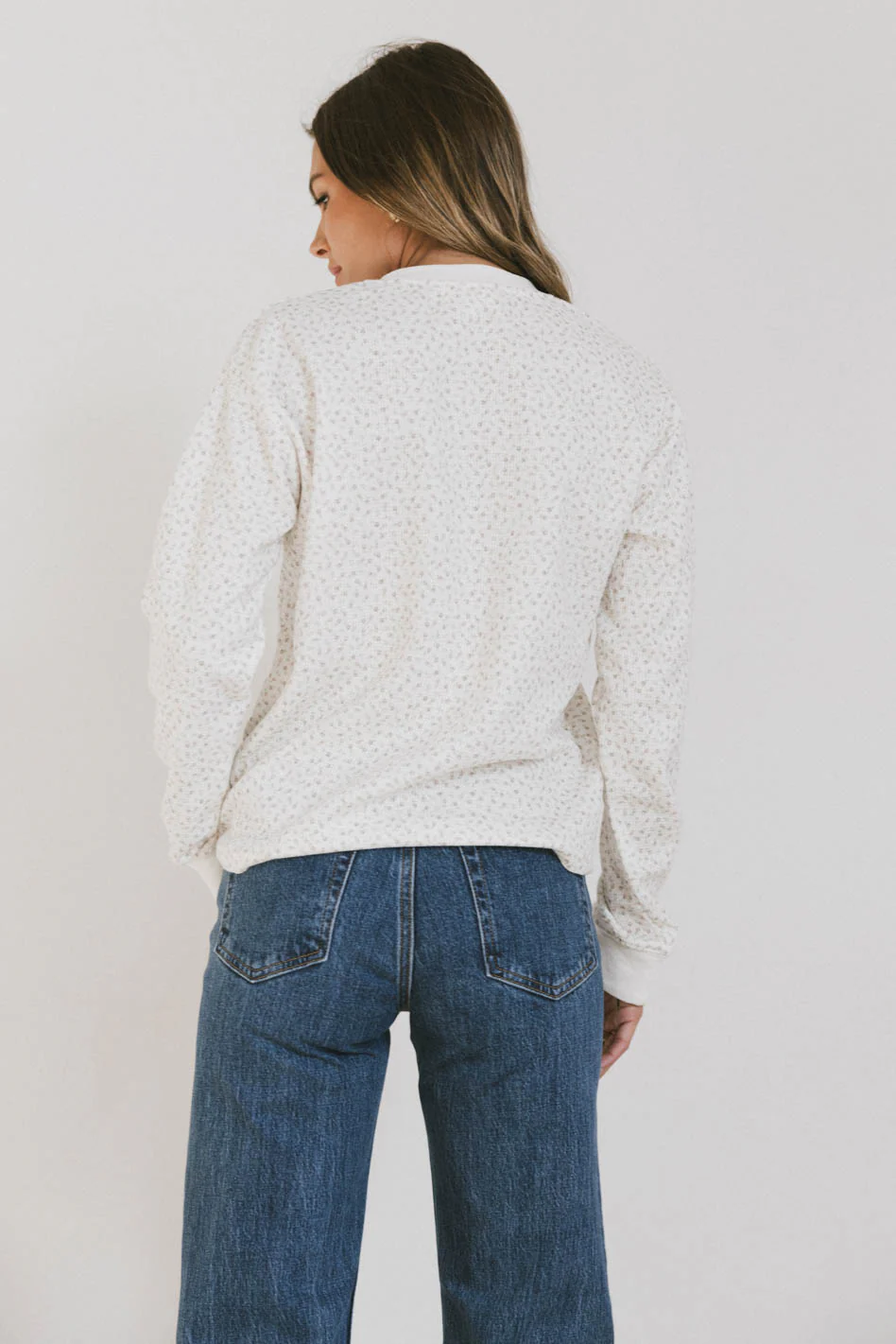 Talithia Floral Knit Top - FINAL SALE - Image 4