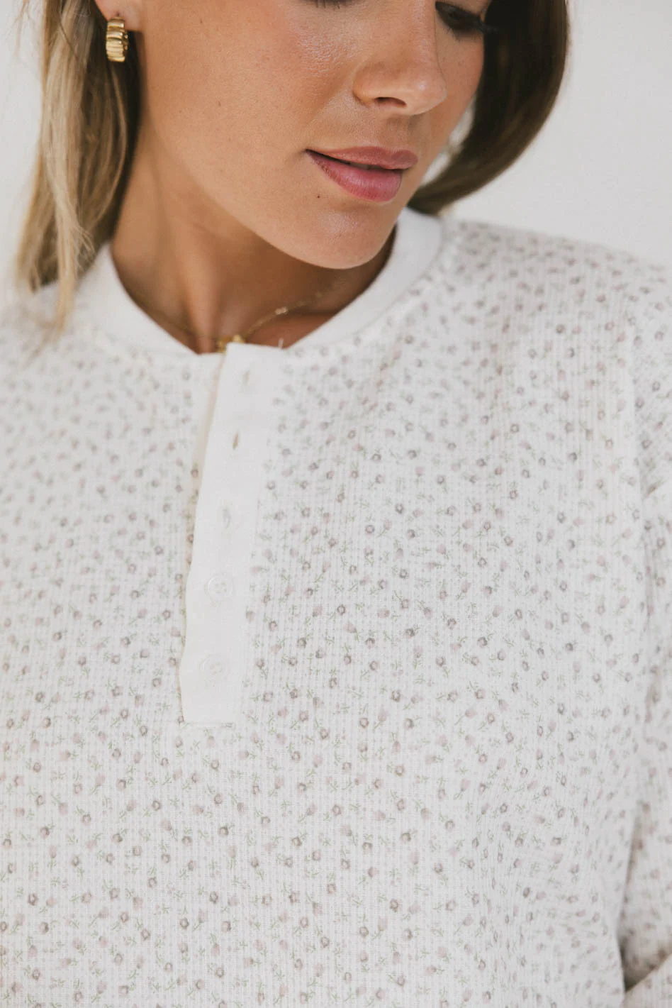 Talithia Floral Knit Top - FINAL SALE - Image 5
