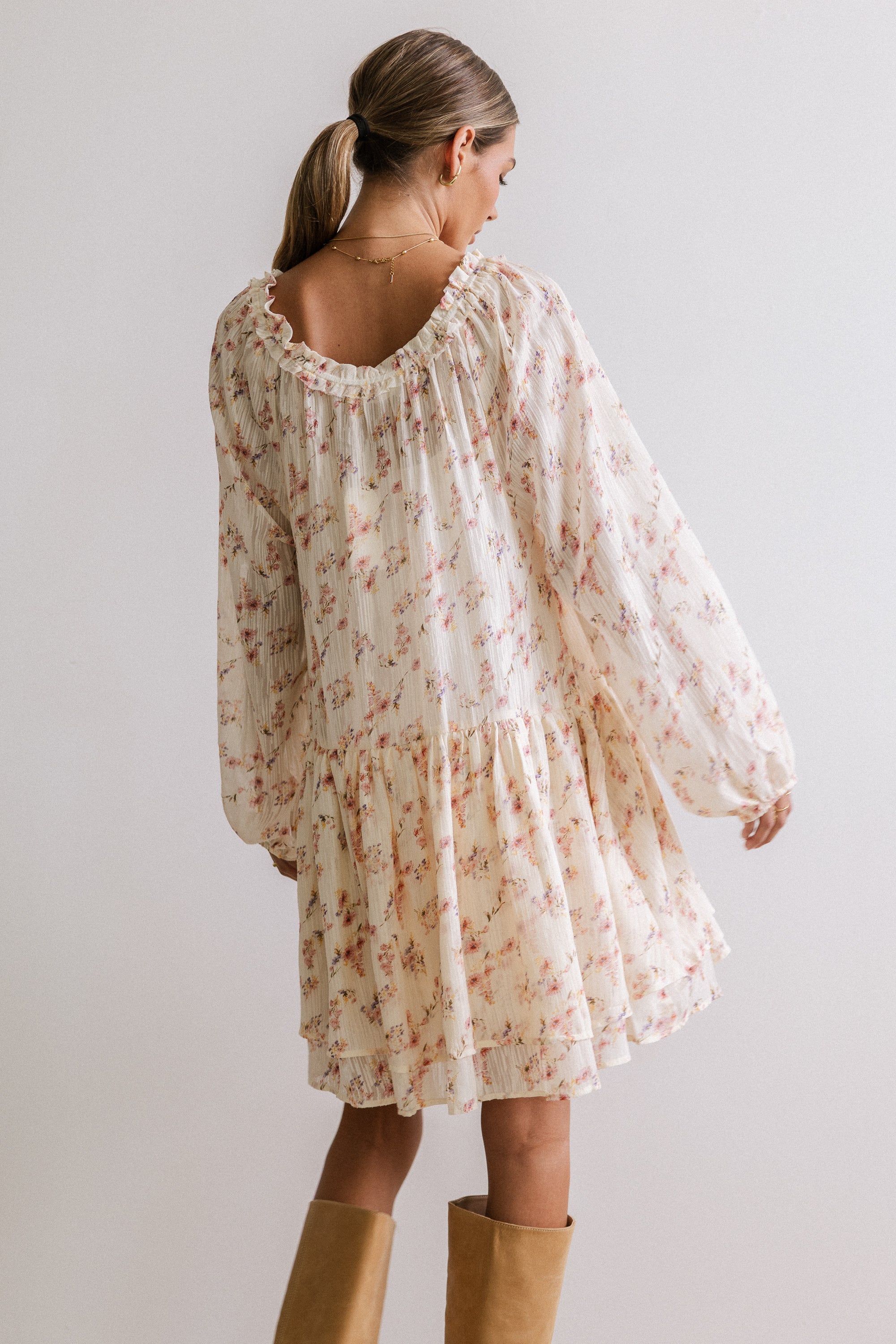 Tallie Floral Knee Length Dress - FINAL SALE - Image 3