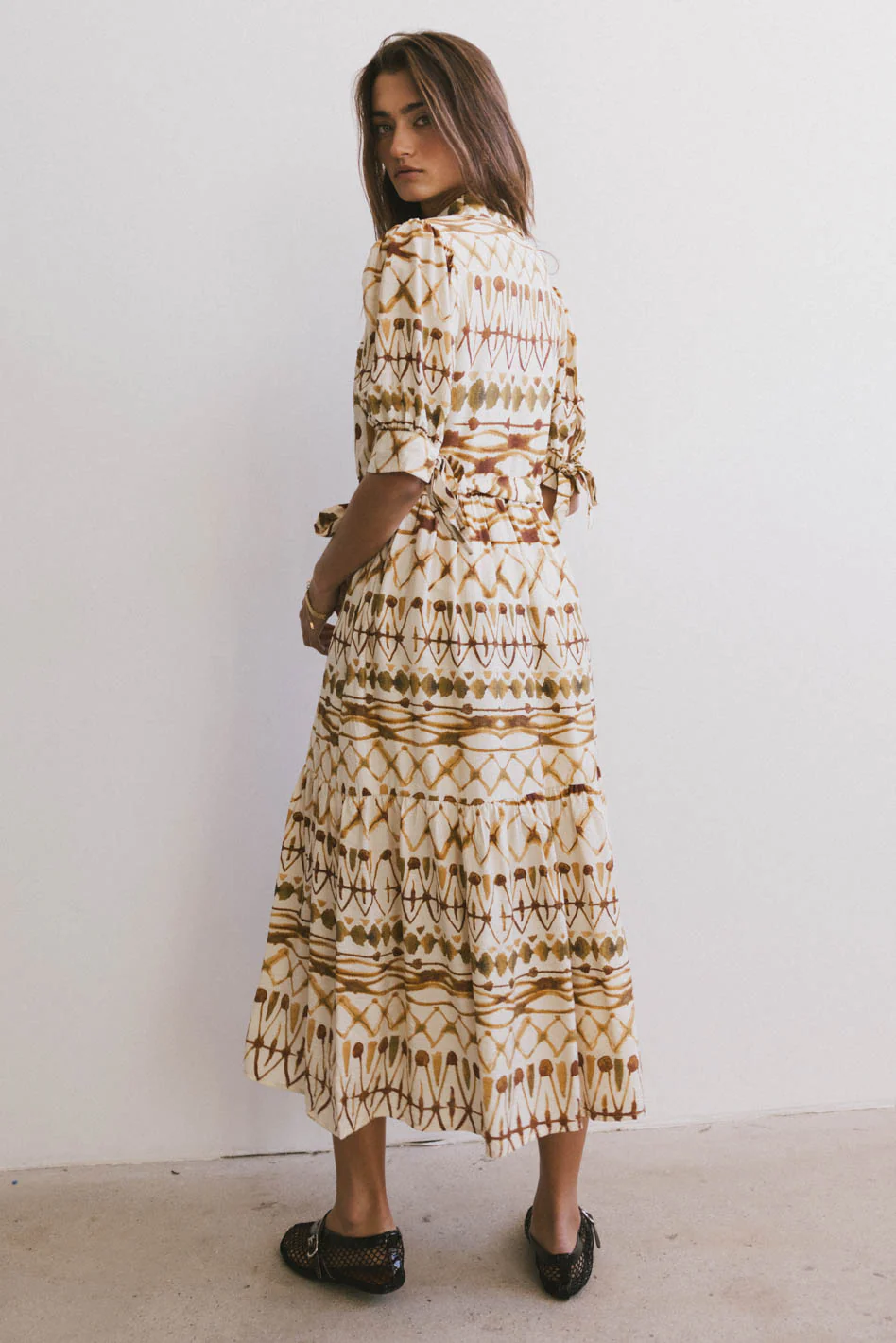 Tamara Abstract Midi Dress - FINAL SALE - Image 4
