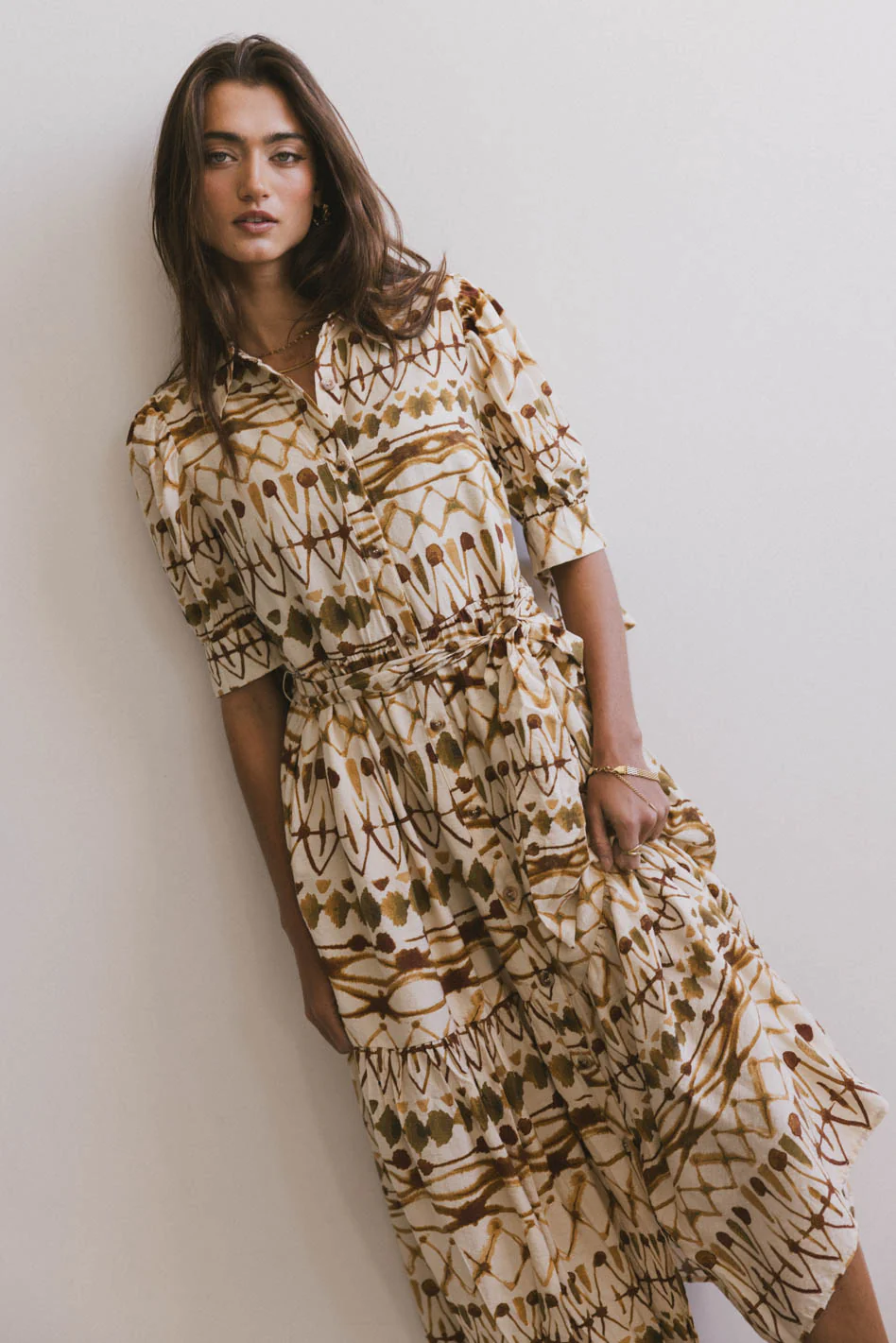 Tamara Abstract Midi Dress - FINAL SALE - Image 5