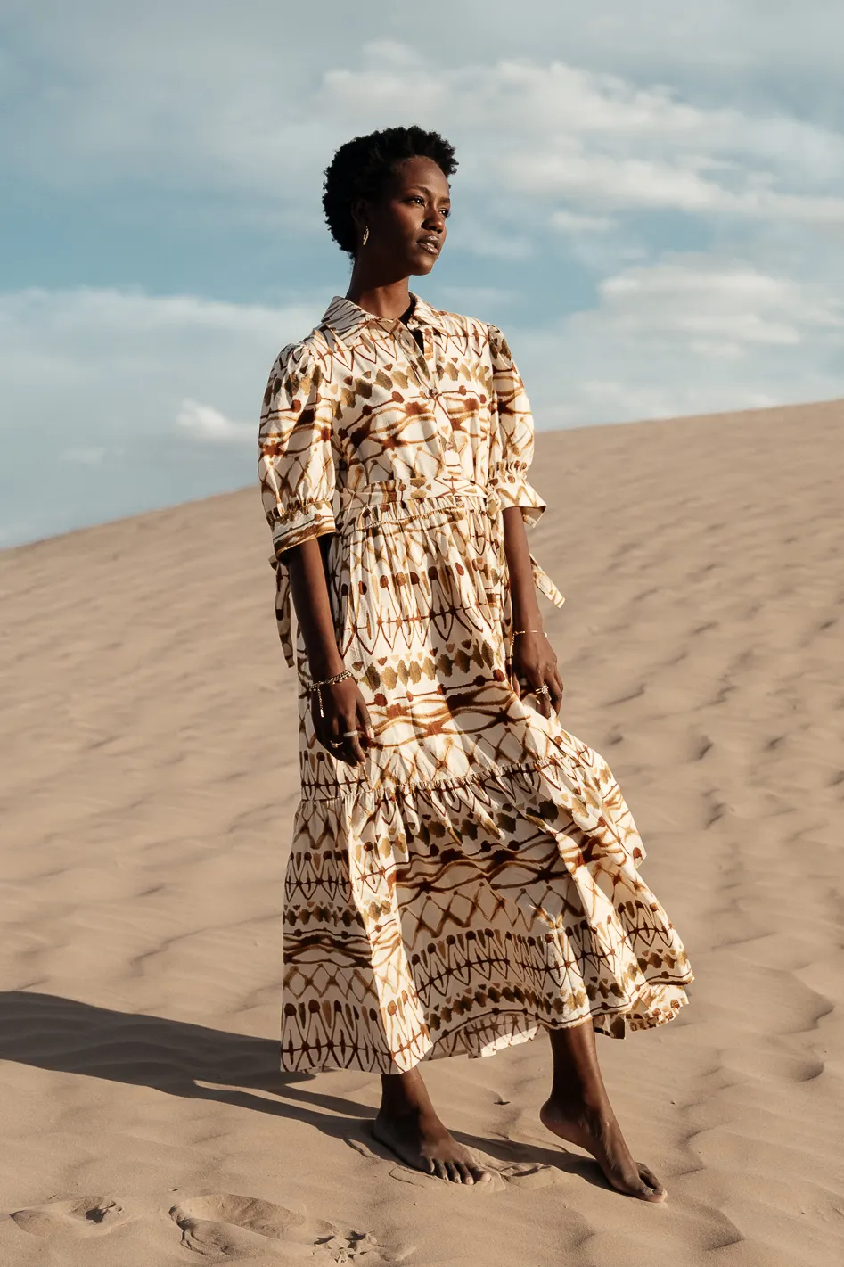 Tamara Abstract Midi Dress - FINAL SALE - Image 6