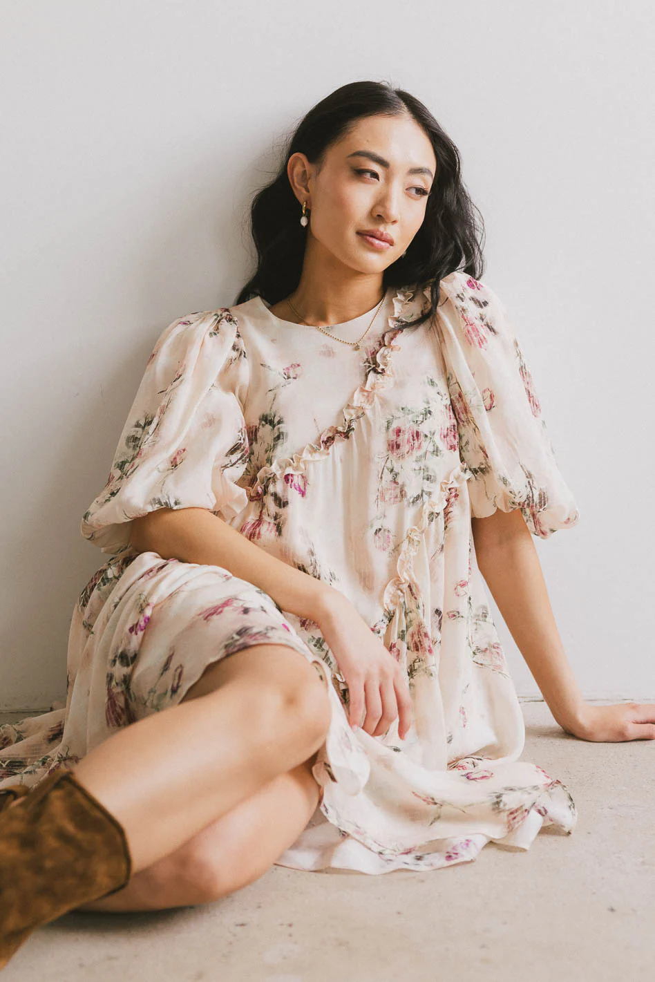 Tamlyn Floral Mini Dress - FINAL SALE - Image 5