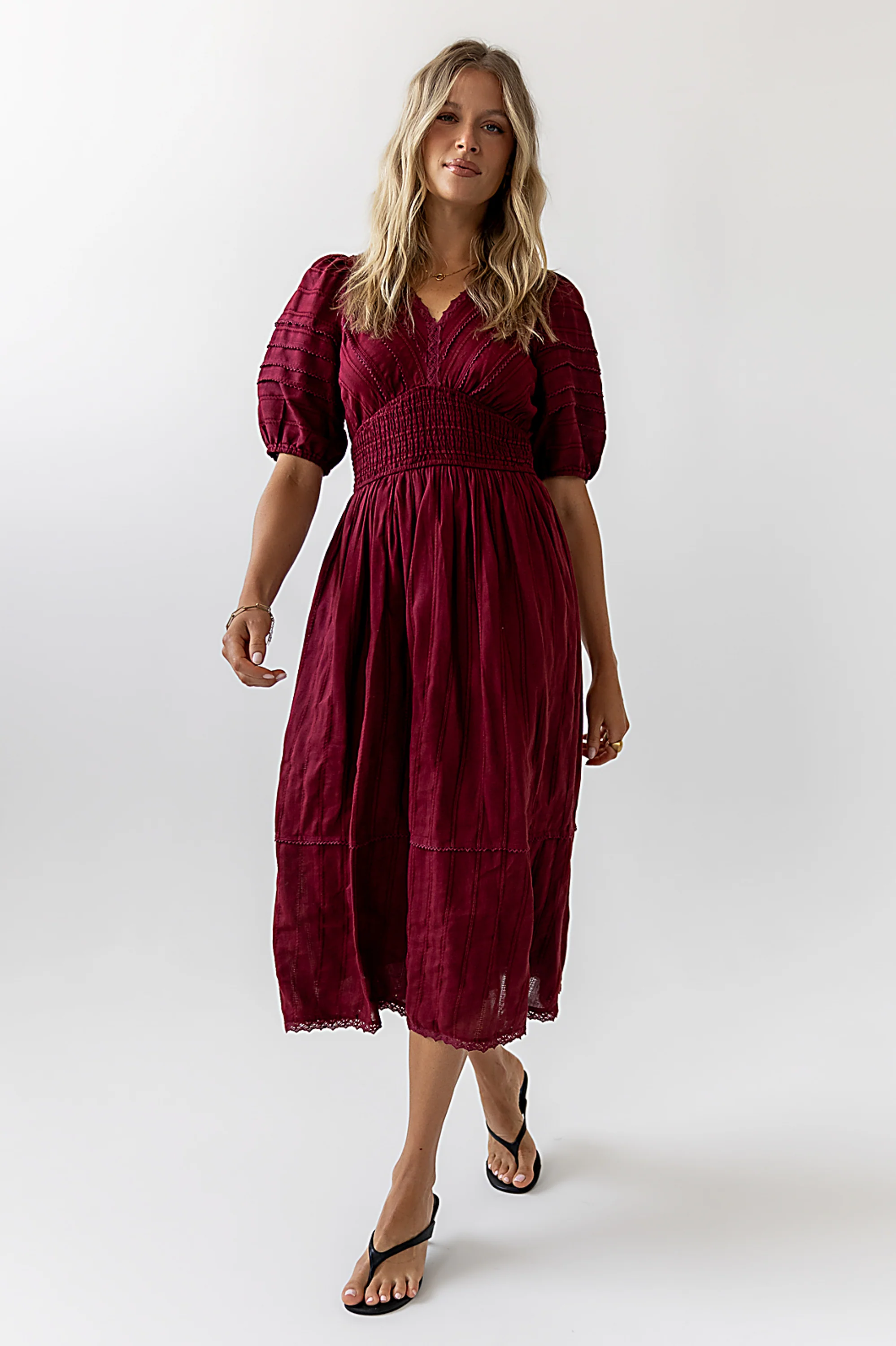 Tammia Ric Rac Midi Dress - FINAL SALE