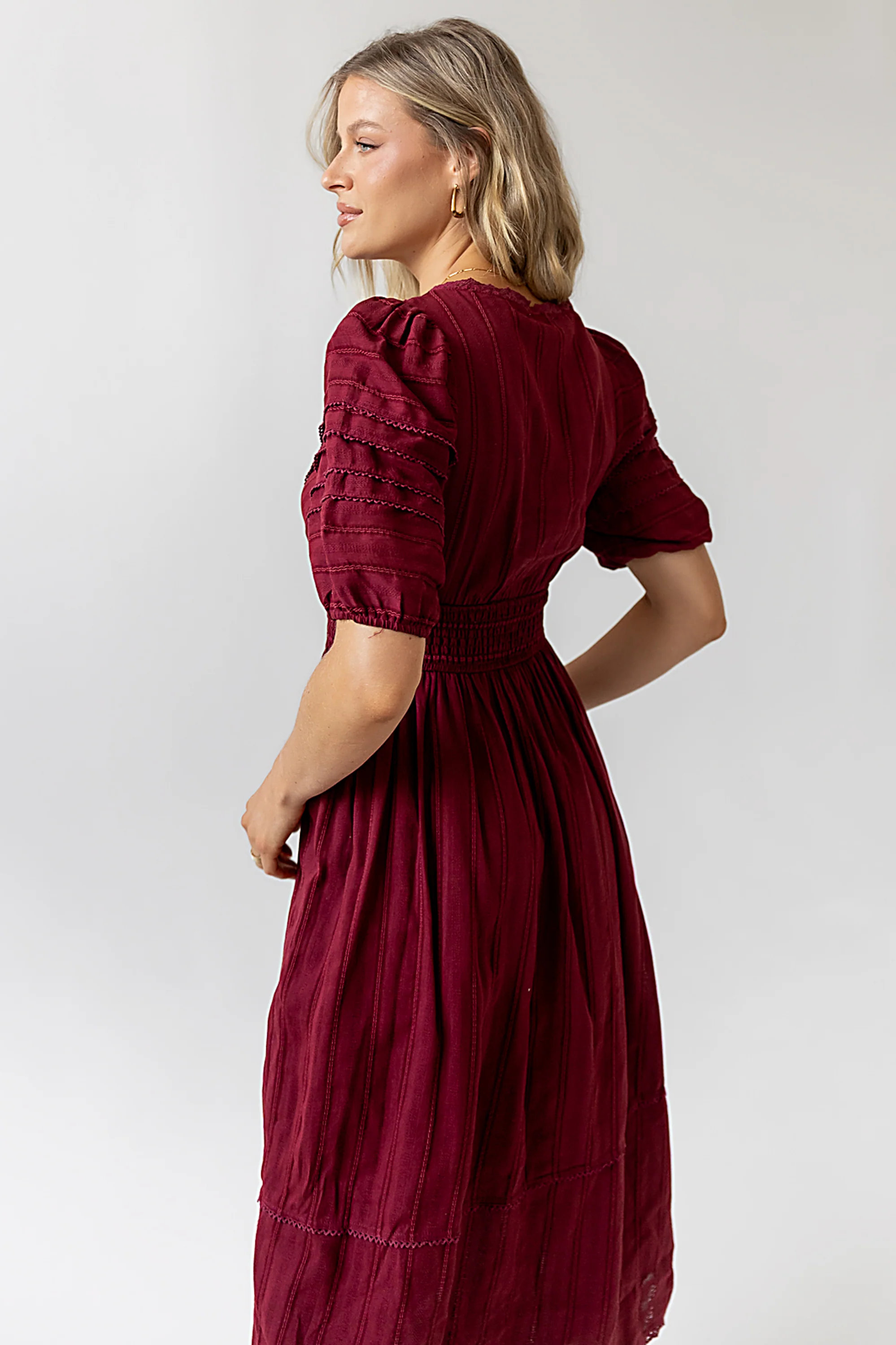 Tammia Ric Rac Midi Dress - FINAL SALE - Image 3