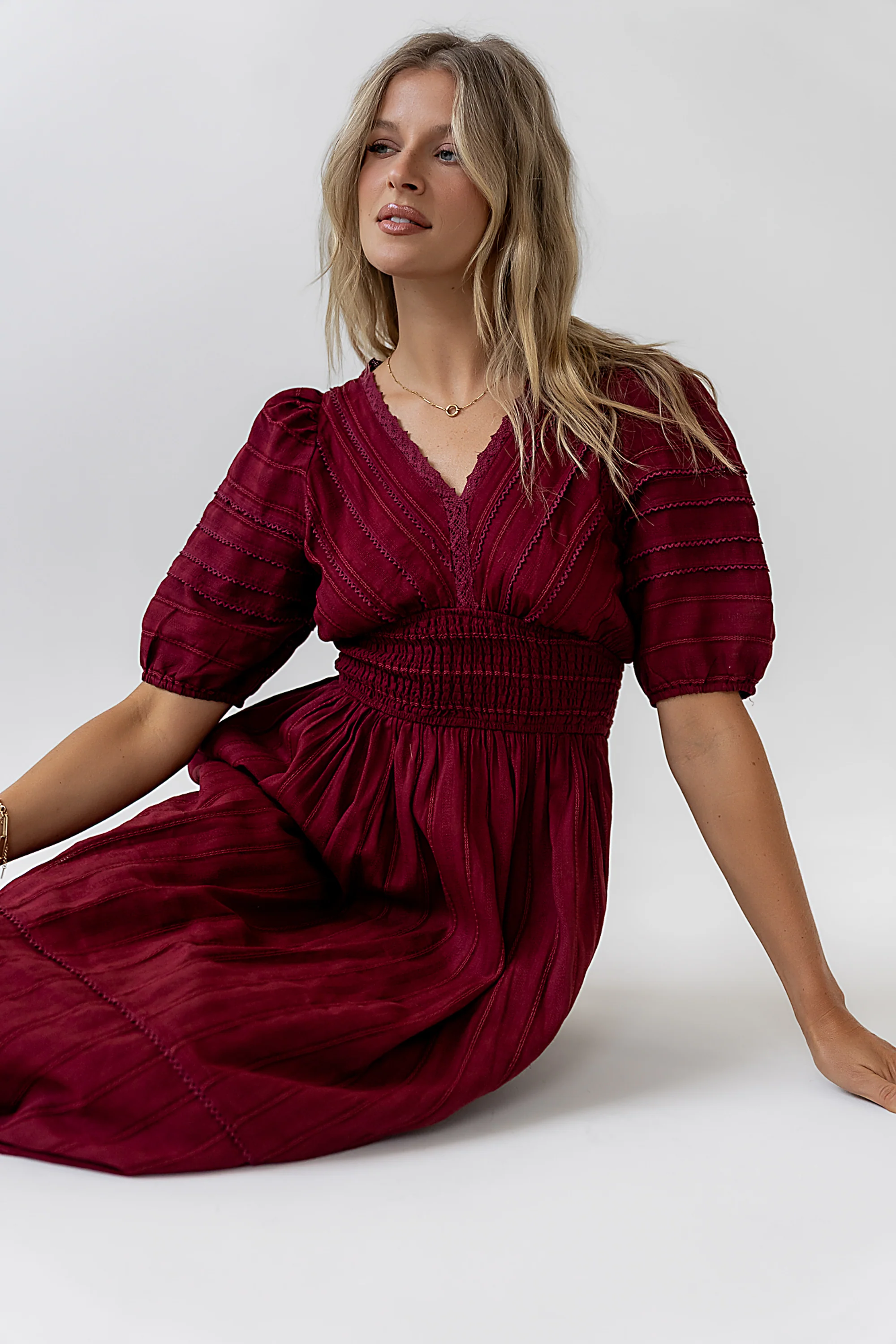 Tammia Ric Rac Midi Dress - FINAL SALE - Image 4