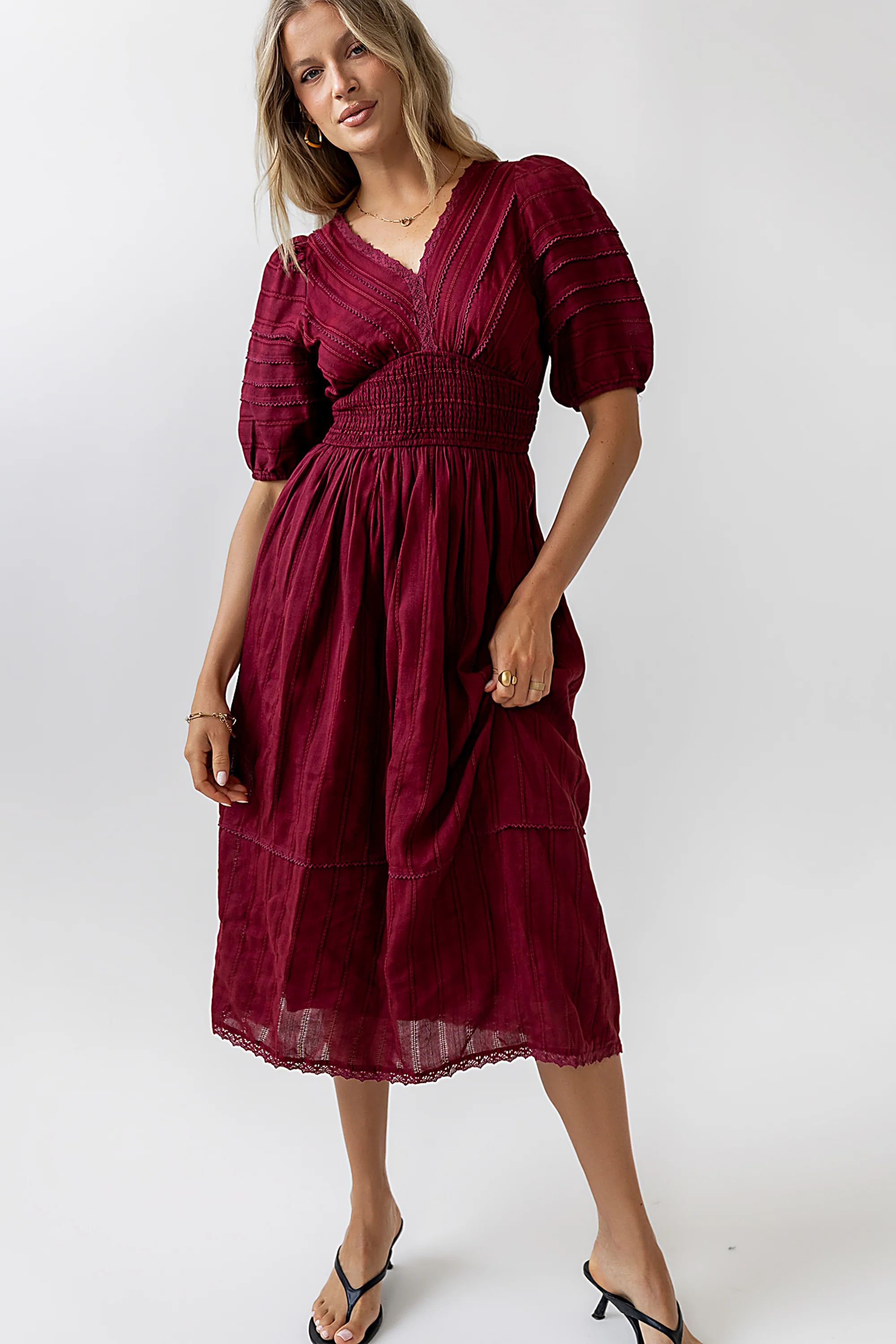 Tammia Ric Rac Midi Dress - FINAL SALE - Image 5