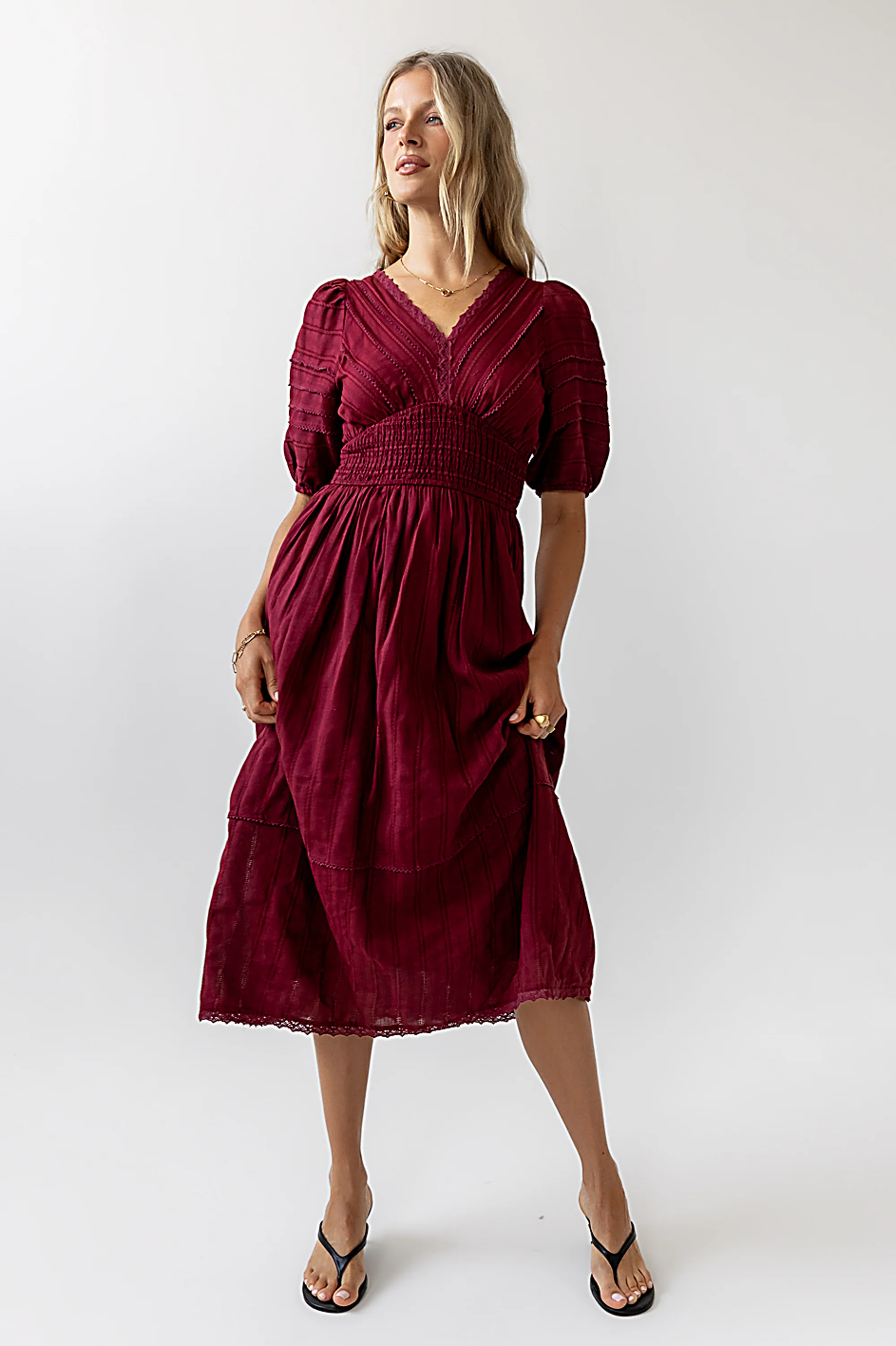 Tammia Ric Rac Midi Dress - FINAL SALE - Image 6